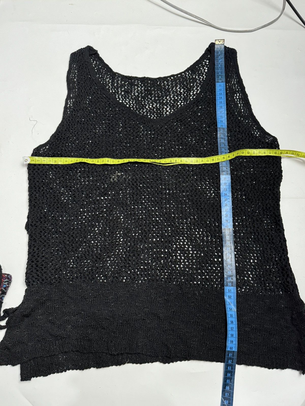 If Six Was Nine Japanese Open Knit Tanktop Style Sid Vicious Size US M / EU 48-50 / 2 - 7 Thumbnail
