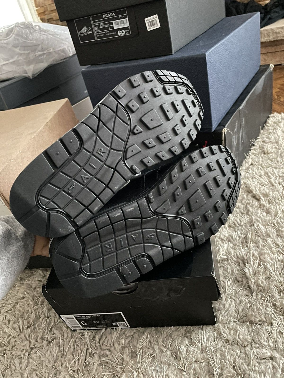 Nike Air Max 1 87 x Supreme Black Size US 7.5 / IT 37.5 - 11 Thumbnail