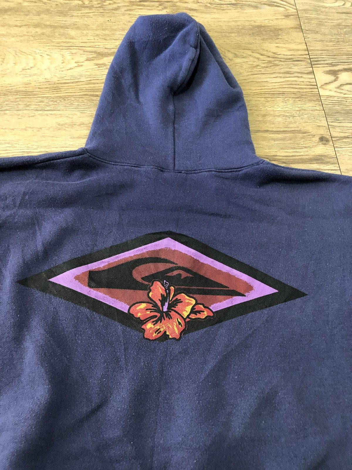 Quiksilver Vintage 90’s Quiksilver hoodie Size US L / EU 52-54 / 3 - 3 Thumbnail