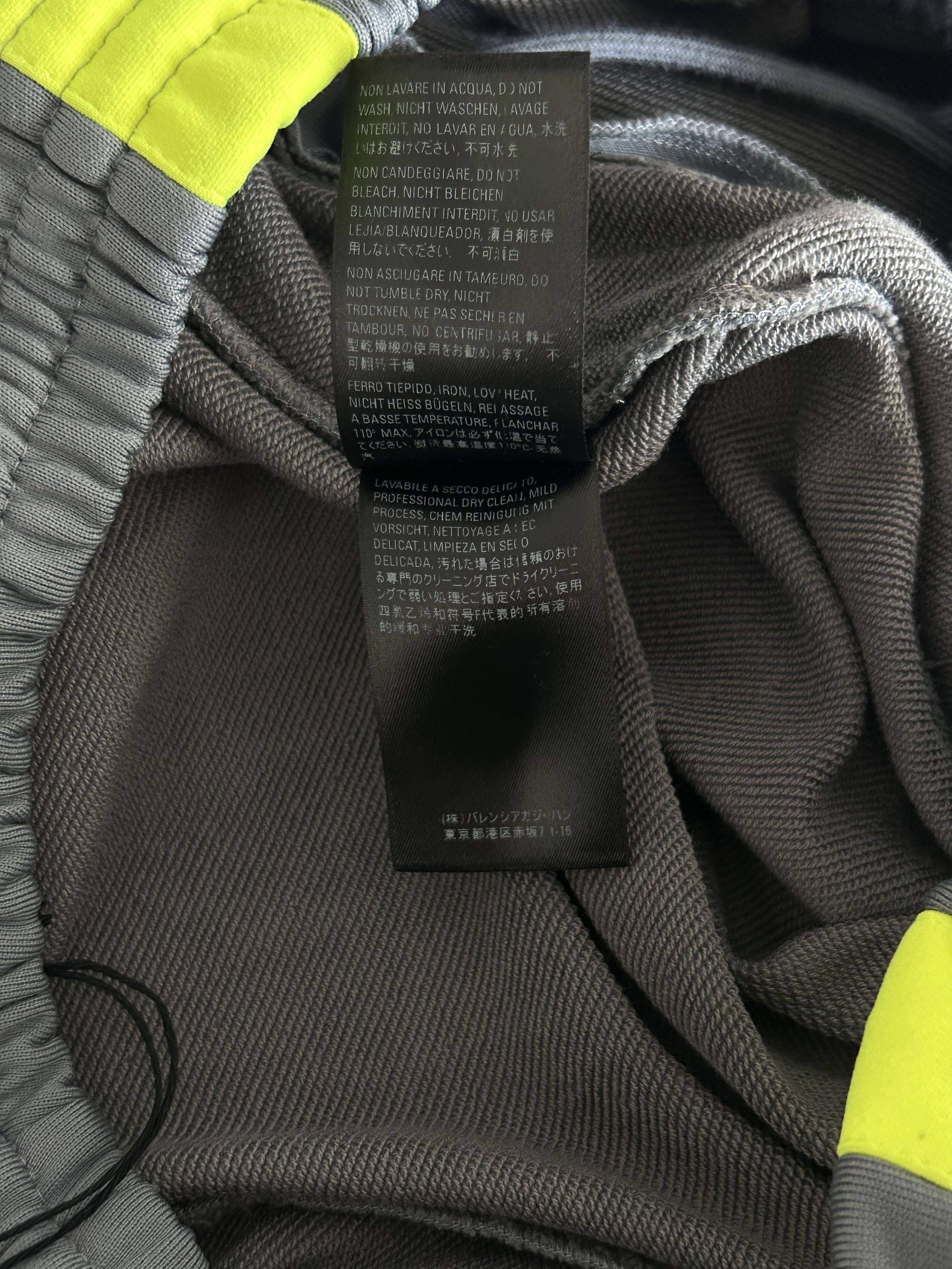 Balenciaga Balenciaga Grey & Yellow Embroidered Logo Trackpants Size US 30 / EU 46 - 5 Thumbnail