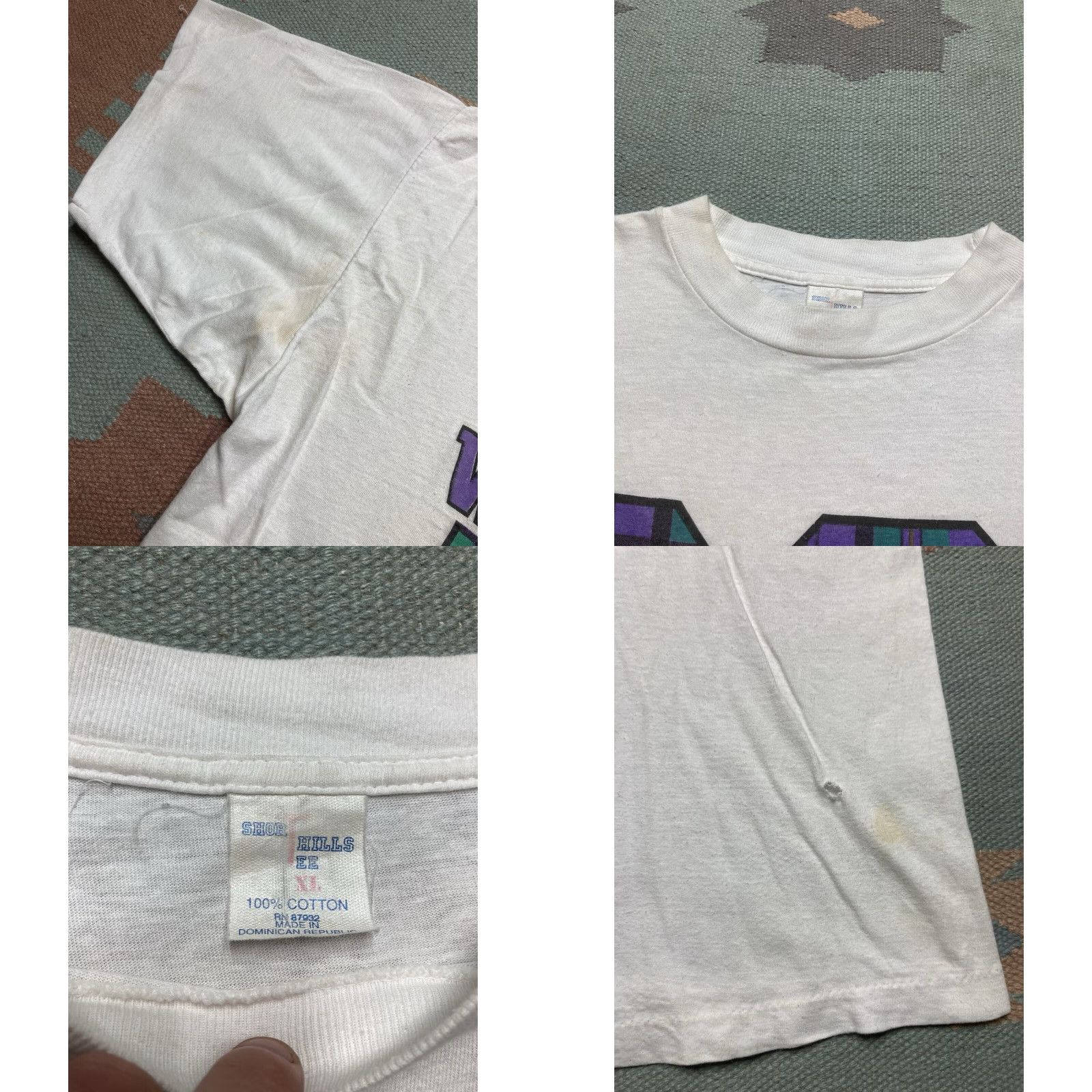 Spell Vintage 90s Washington DC plaid logo Short Hills XL t shirt User: Vintage 90s Washington DC plaid logo Short Hills XL t-shirt Size US XL / EU 56 / 4 - 8 Thumbnail