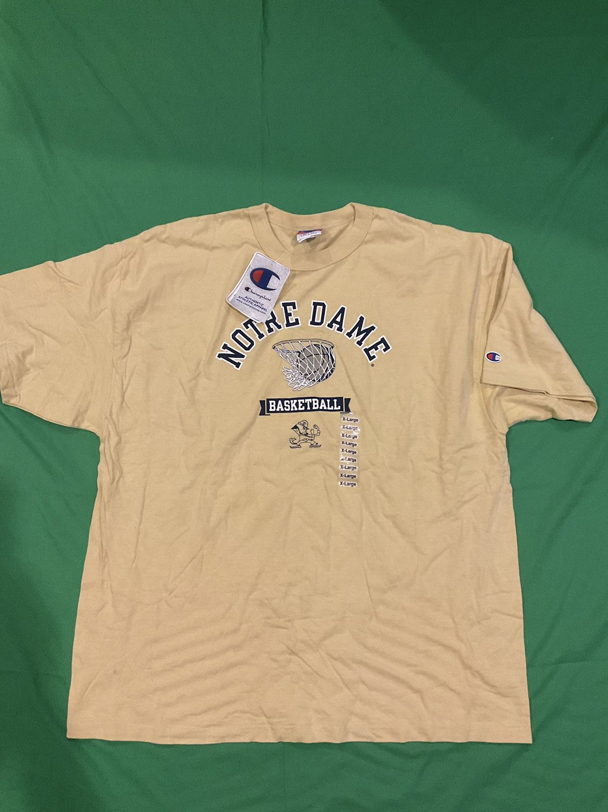 Champion × Vintage Vintage Champion Notre Dame Fighting Irish basketball tee Size US XL / EU 56 / 4 - 1 Thumbnail