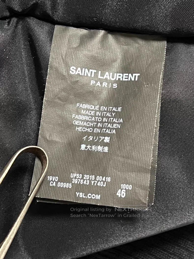Saint Laurent Paris Saint Laurent Paris Flight Jacket Size US S / EU 44-46 / 1 - 7 Thumbnail