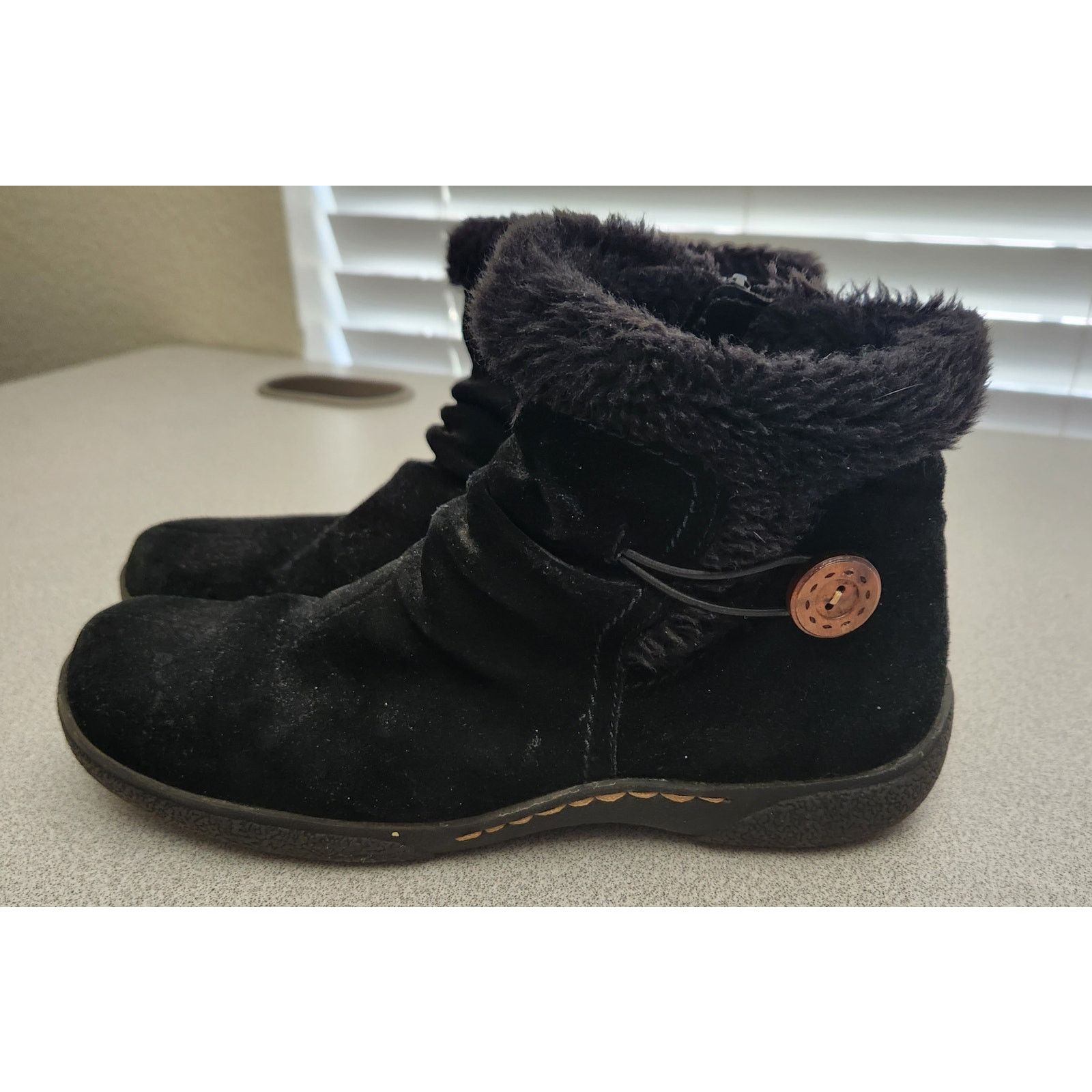 Other Bare Traps Laurel Black Inside Zip Closure Ankle Boot 8.5M Size US 8.5 / IT 38.5 - 3 Thumbnail
