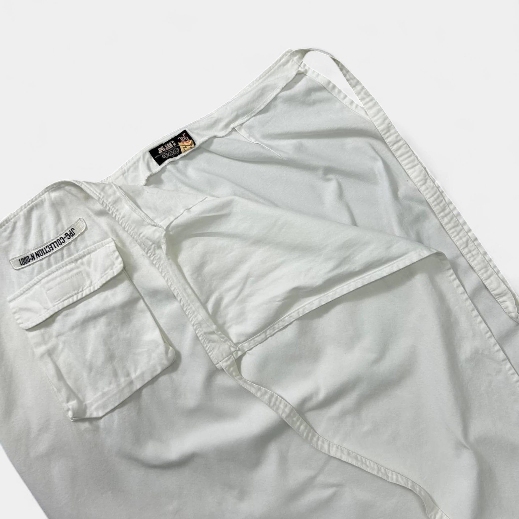 Jean Paul Gaultier Jean Paul Gaultier 2000s Cargo White Skirt Size 27" / US 4 / IT 40 - 2 Thumbnail
