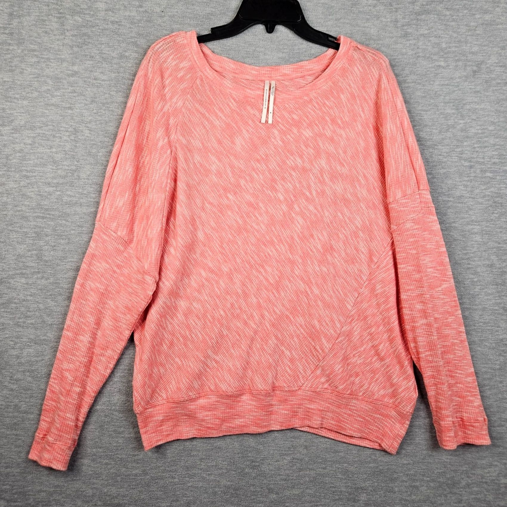 Anthropologie By Anthropologie Women's Dolman Sleeve Knit Top Sz M Orange Solid Regular Fit Vintage No Size M / US 6-8 / IT 42-44 - 2 Thumbnail