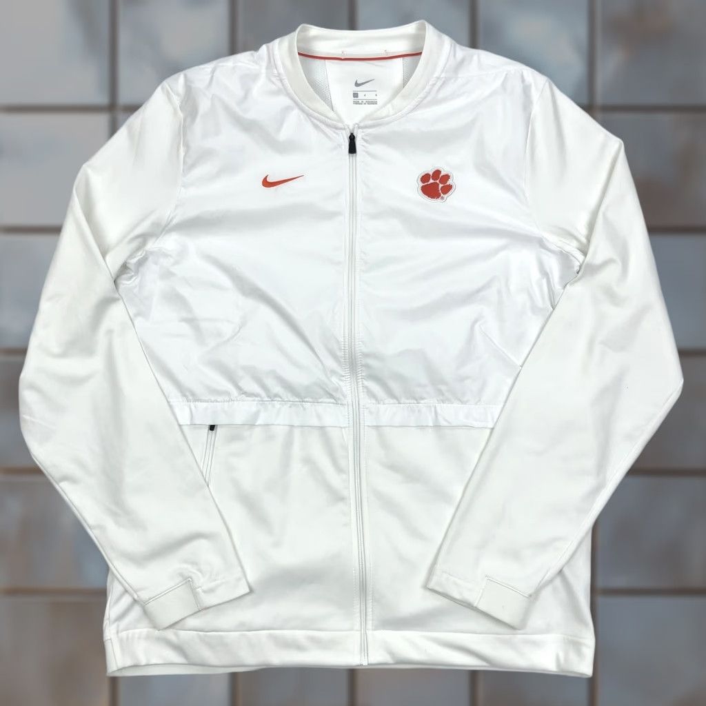 Nike Nike Clemson Tigers Mens Full Zip Jacket L Dri-FIT NCAA F-18 Sideline Jacket Size US L / EU 52-54 / 3 - 1 Thumbnail