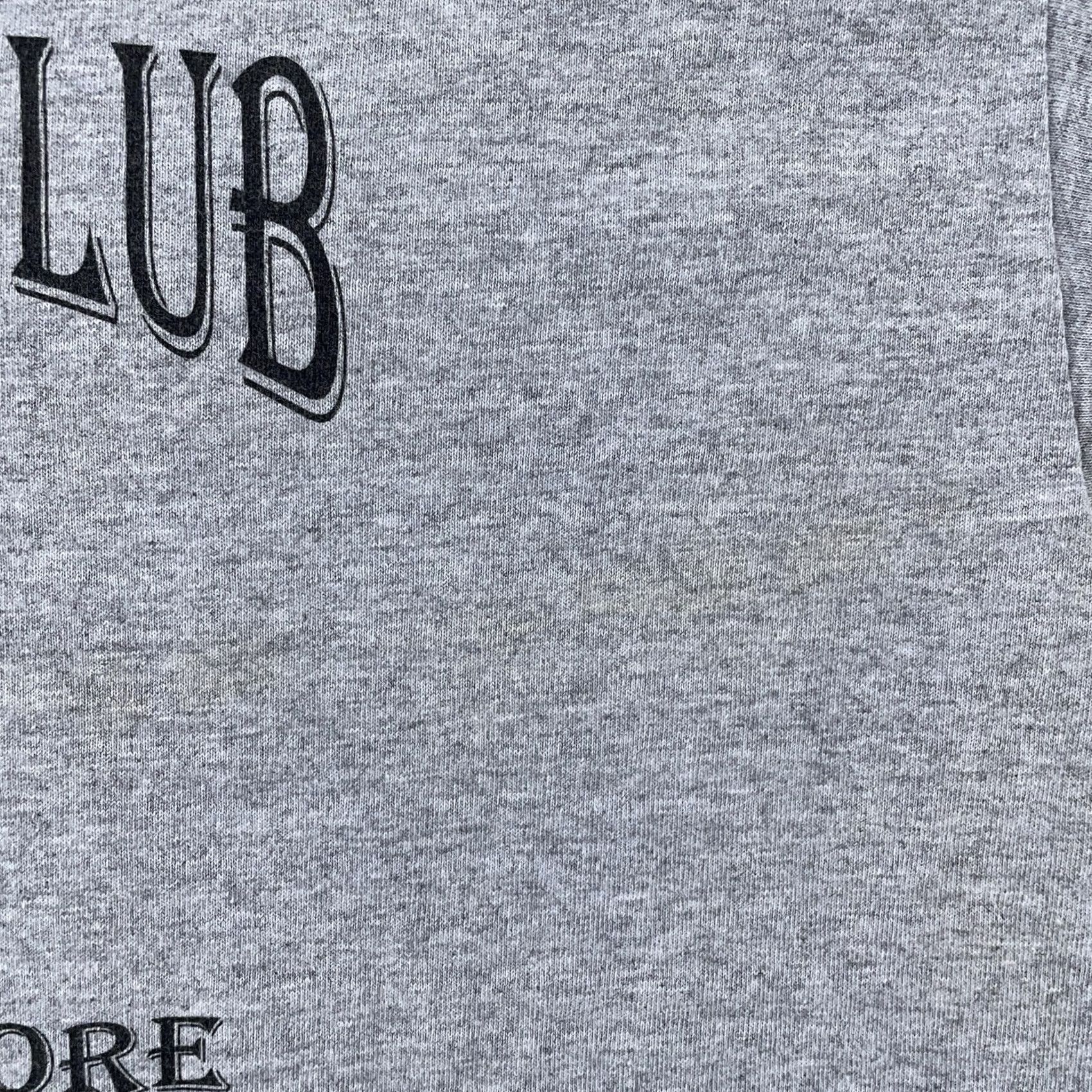 Gildan VINTAGE Cooperstown Swingers Club Shirt Mens Medium Gray Baseball Graphic 00s Size US M / EU 48-50 / 2 - 4 Thumbnail