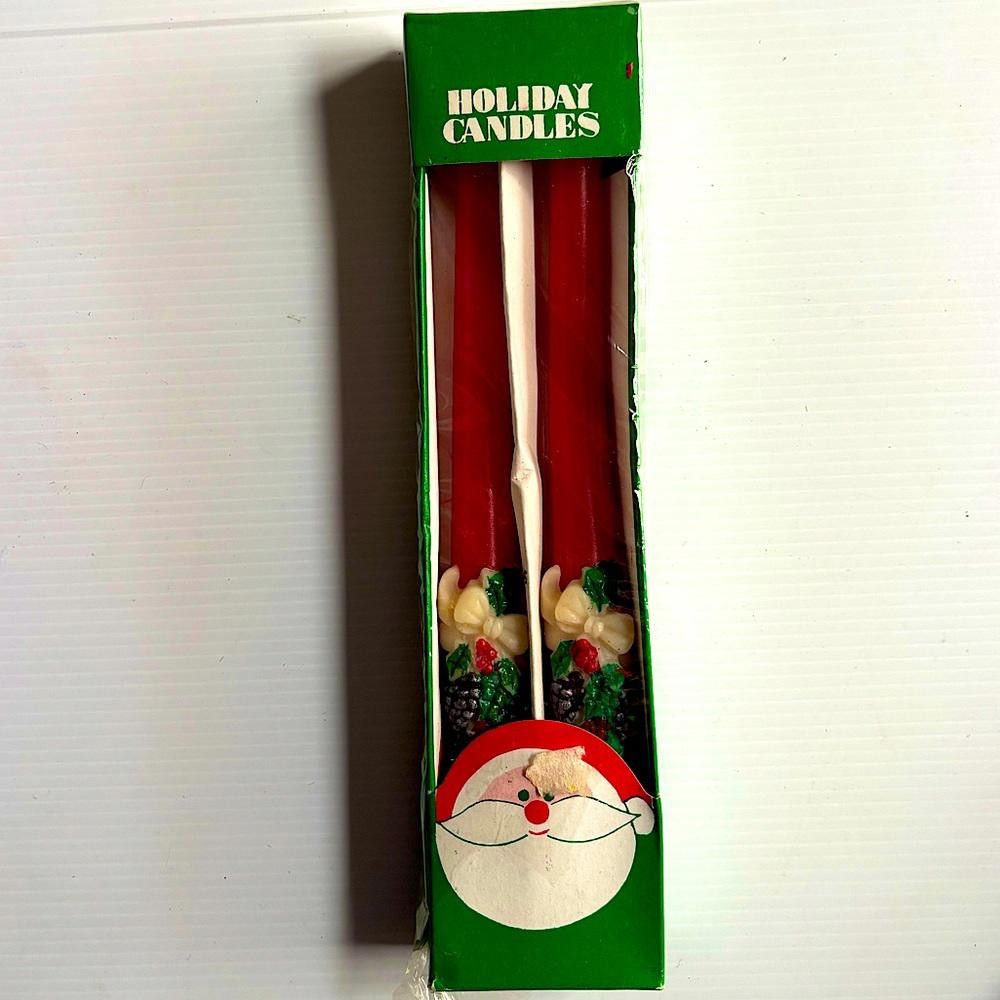 Designer Vintage Christmas themed Candles Size ONE SIZE - 1 Thumbnail