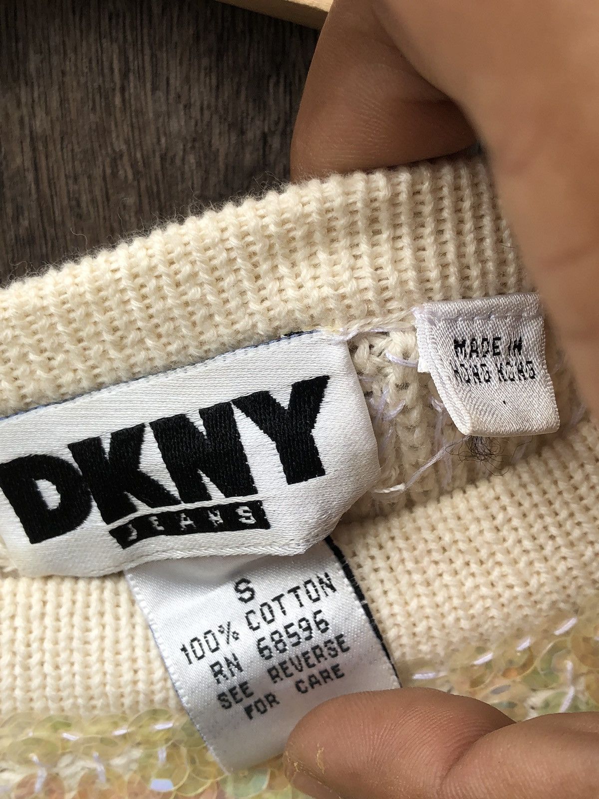 DKNY DKNY Jeans Sweatshirt Bling Bling Nice design Size S / US 4 / IT 40 - 5 Thumbnail