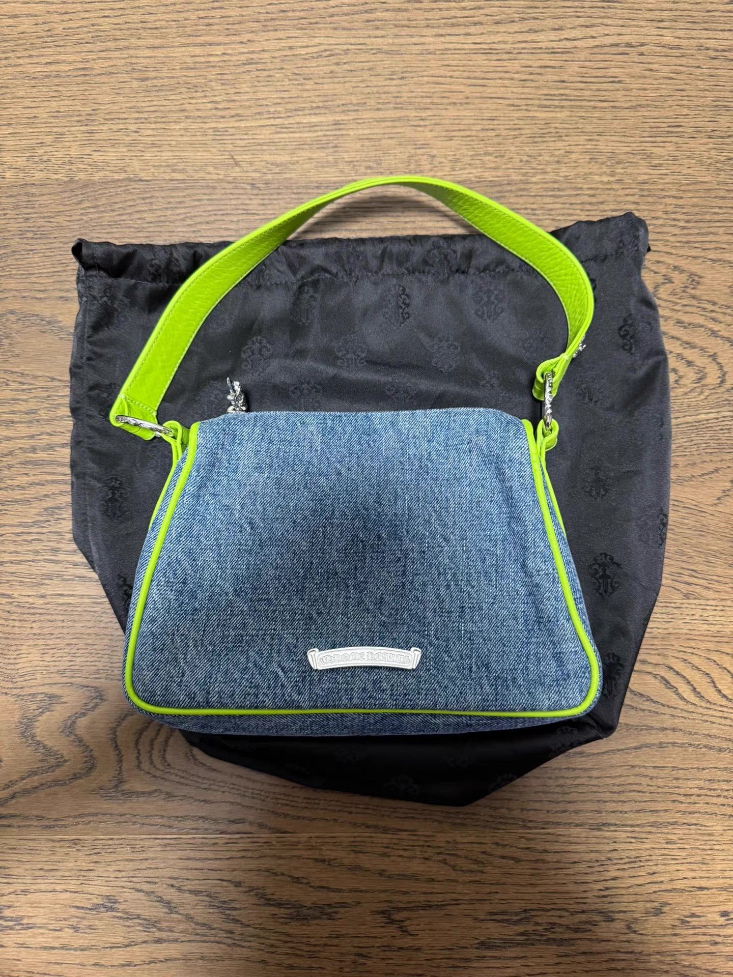 Chrome Hearts Chrome Hearts Denim Chicken Nugget Bag Q14 Size ONE SIZE - 2 Thumbnail