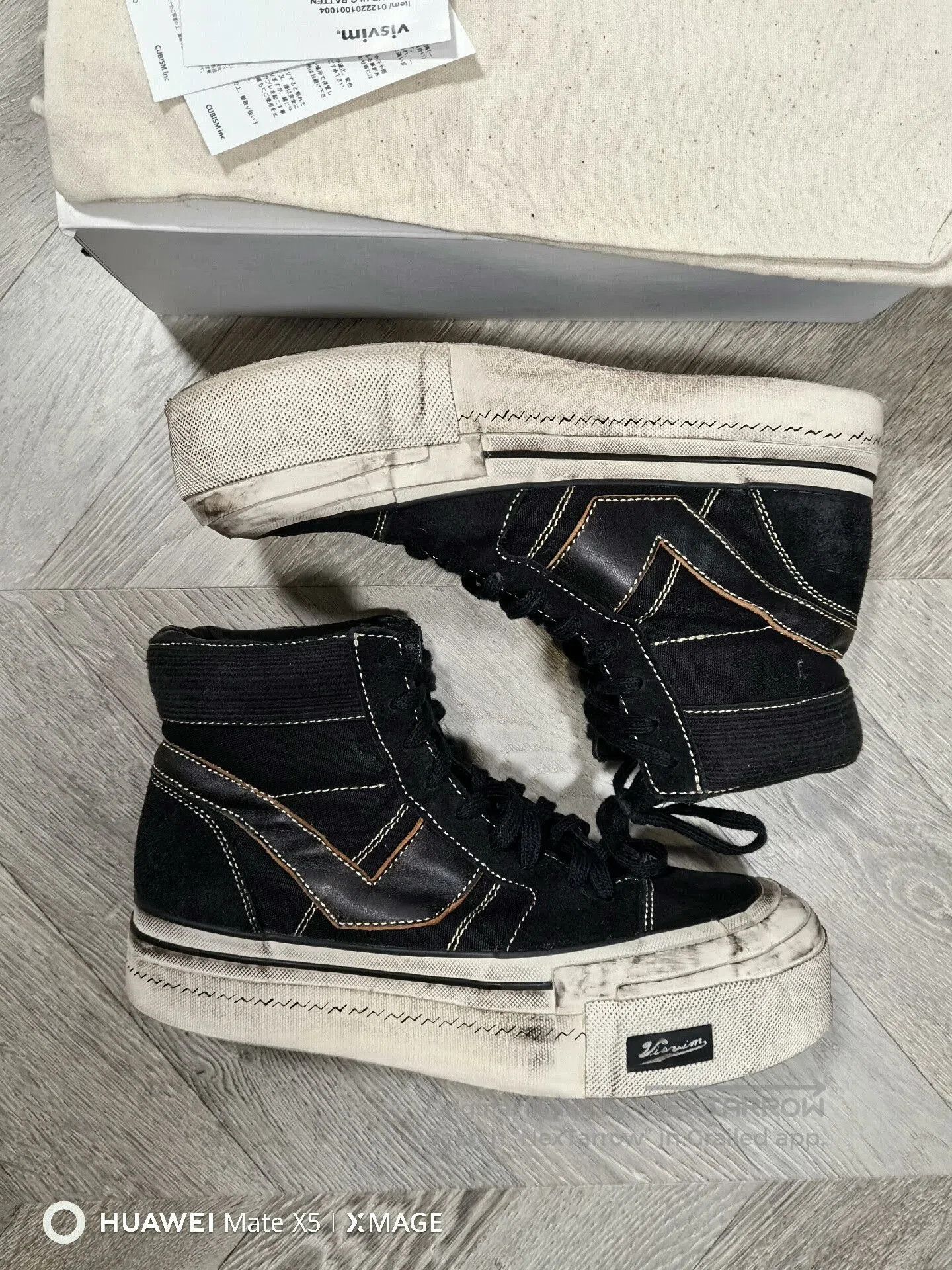 Visvim visvim 22aw zephyr hi g.patten sneakers. Size US 10.5 / EU 43-44 - 1 Thumbnail