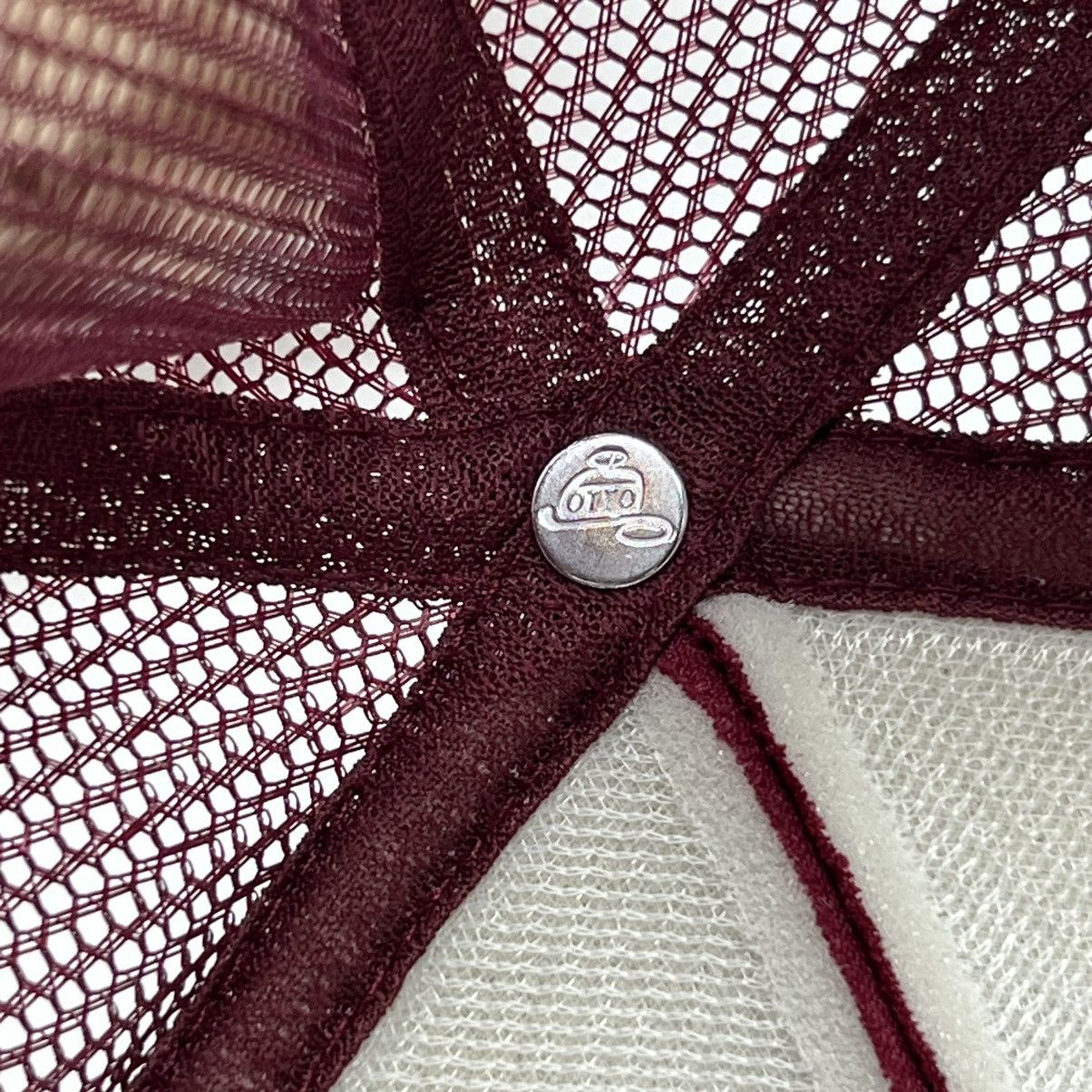 Kapital Kountry Kapital Free Wheelie Trucker Hat Burgundy Gold Size ONE SIZE - 10 Thumbnail