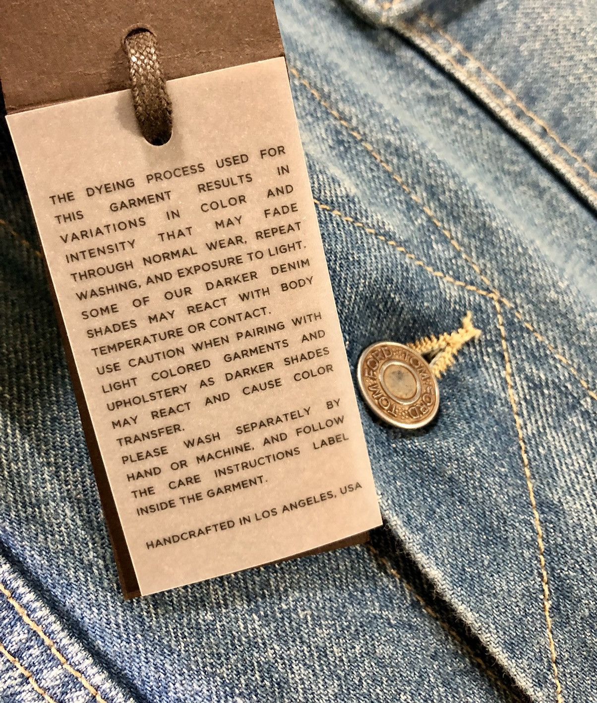 Tom Ford Tom Ford 🇺🇸 LA Icon Washed Denim Trucker Jacket XXL NWT Size US XXL / EU 58 / 5 - 11 Thumbnail