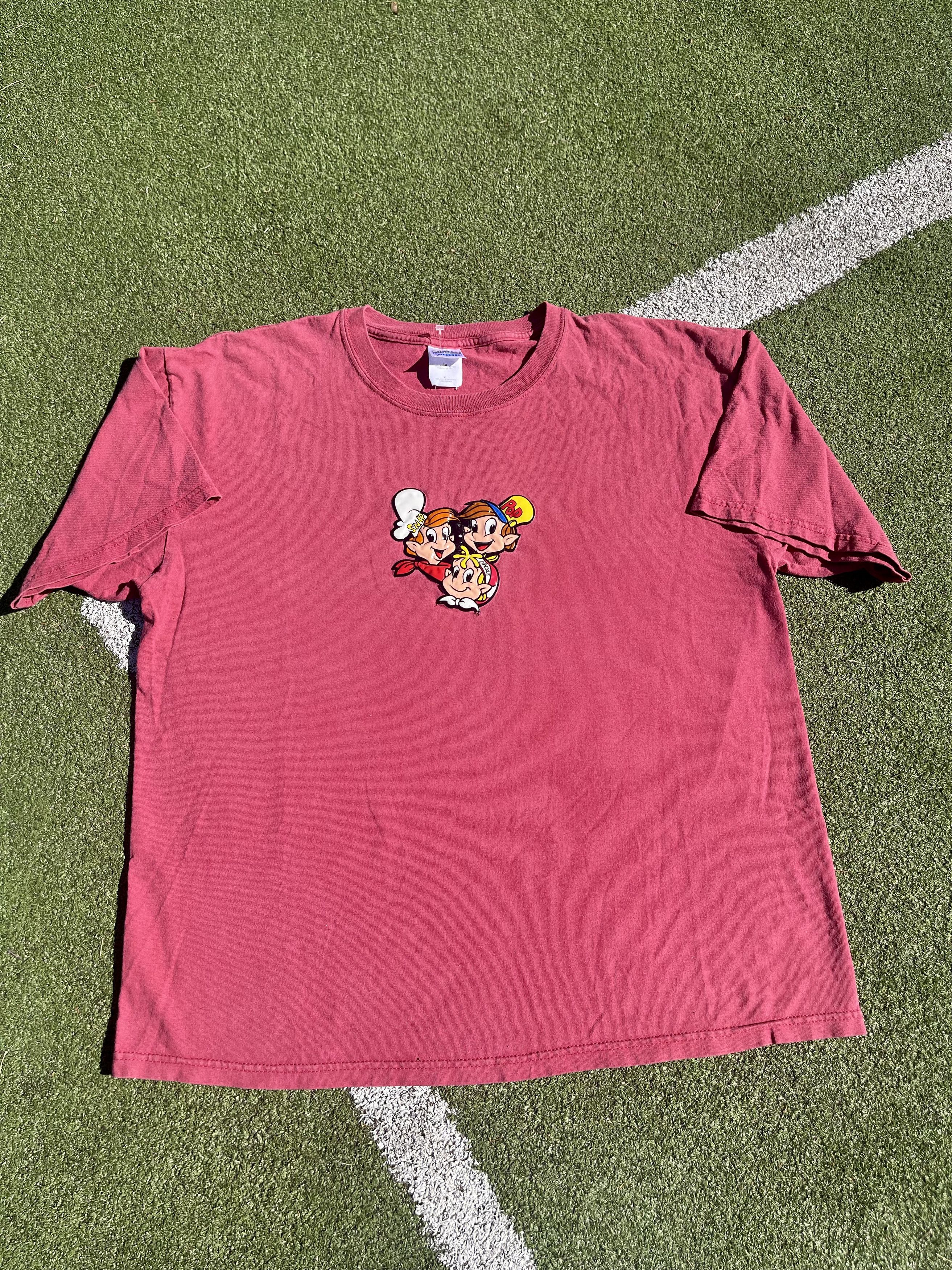 Vintage 1998 Rice Krispies Kellogg's Cereal Vintage 90's T-Shirt Size US XL / EU 56 / 4 - 11 Thumbnail