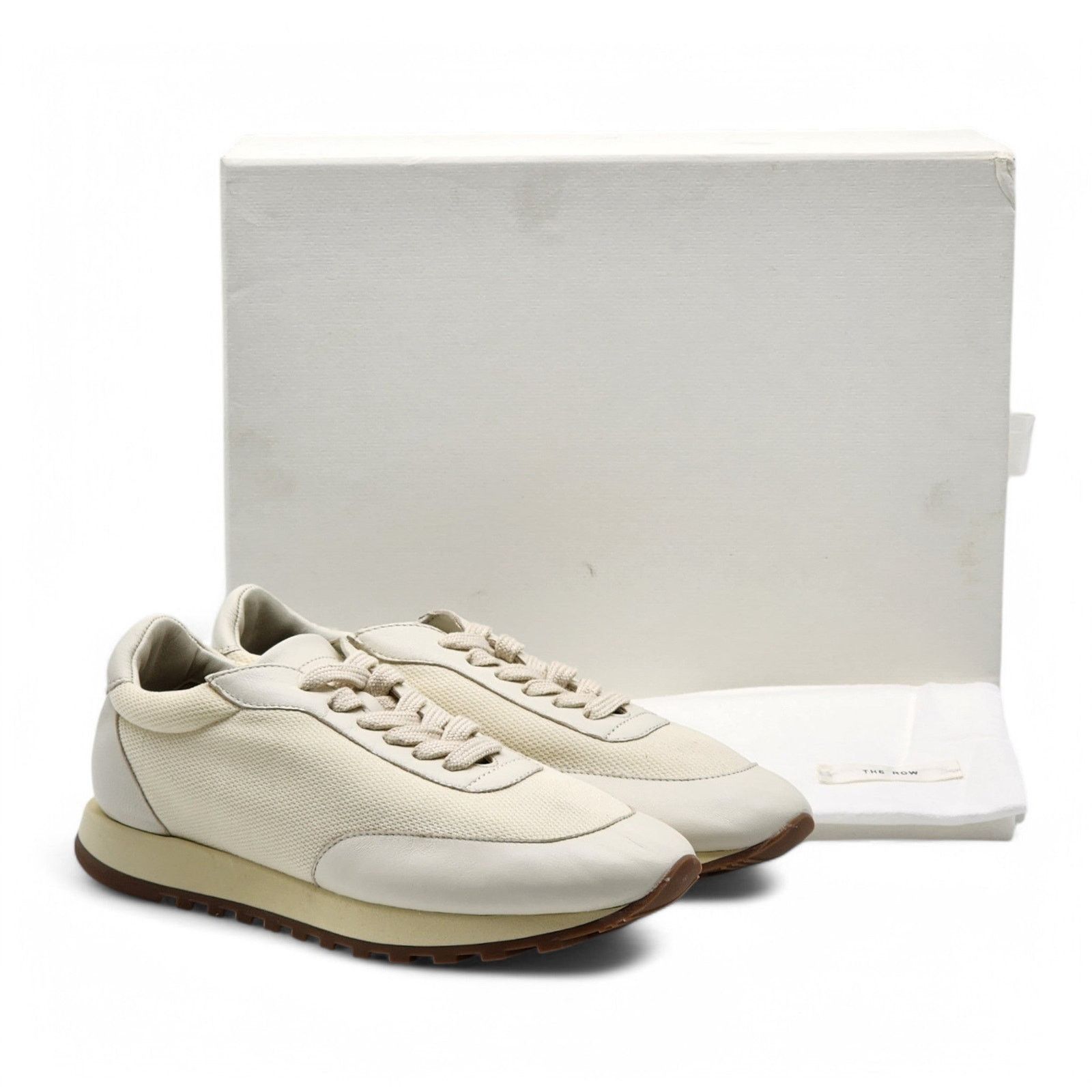 The Row Owen Runner Sneakers Beige EU 39.5 US 9.5 NWB $820 Size US 9.5 / IT 39.5 - 8 Thumbnail