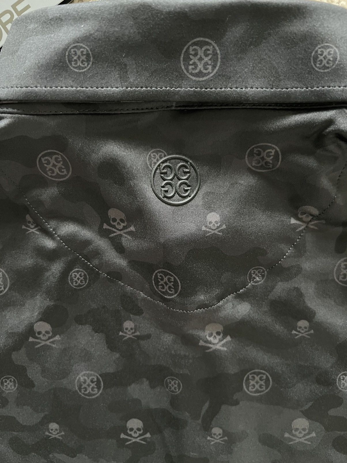 G/FORE G/Fore Men's Icon Tech Jersey Golf Polo Onyx Skull Print Size US S / EU 44-46 / 1 - 5 Thumbnail