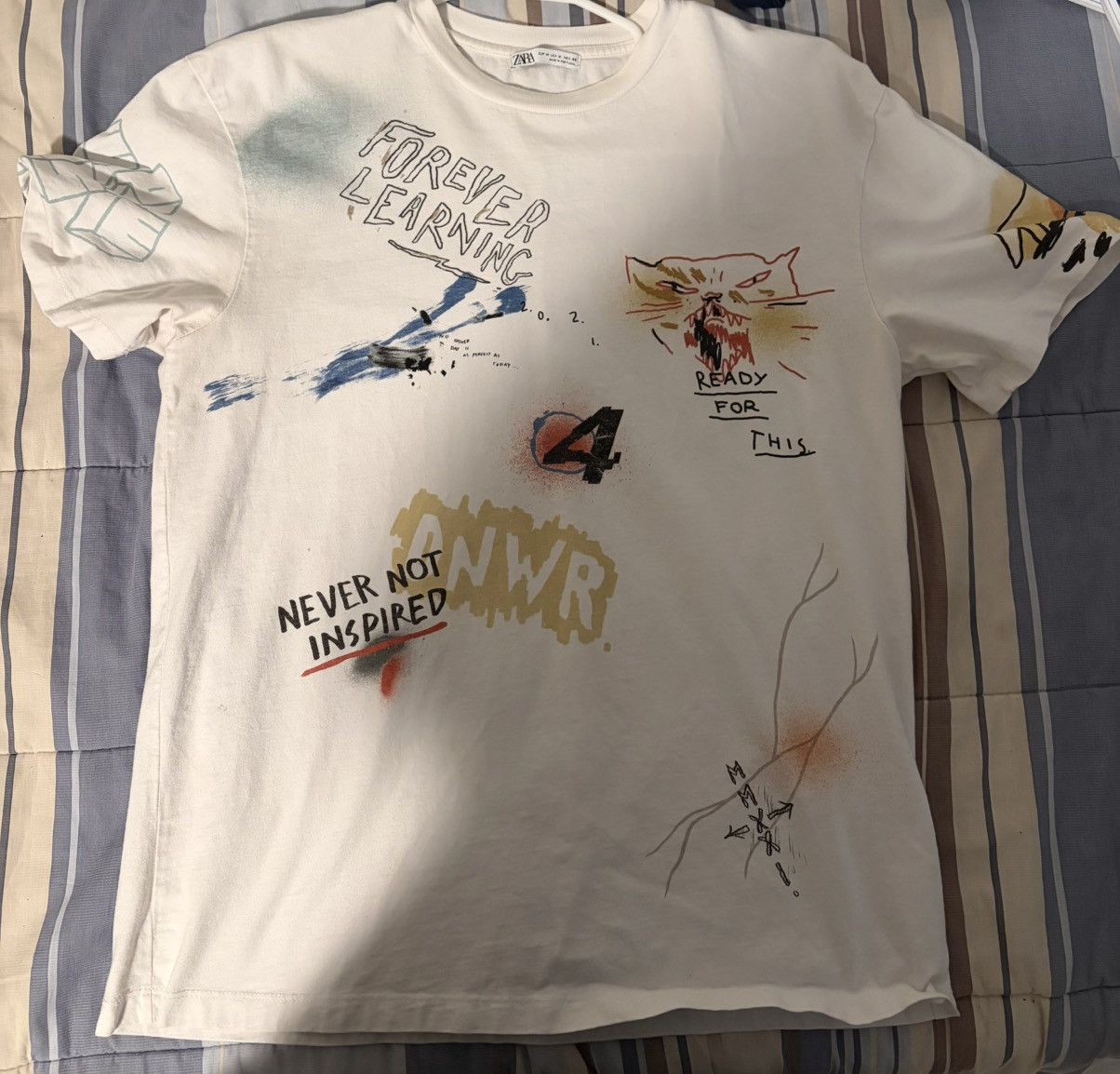 Zara Short sleeve T-shirt Size US M / EU 48-50 / 2 - 1 Thumbnail