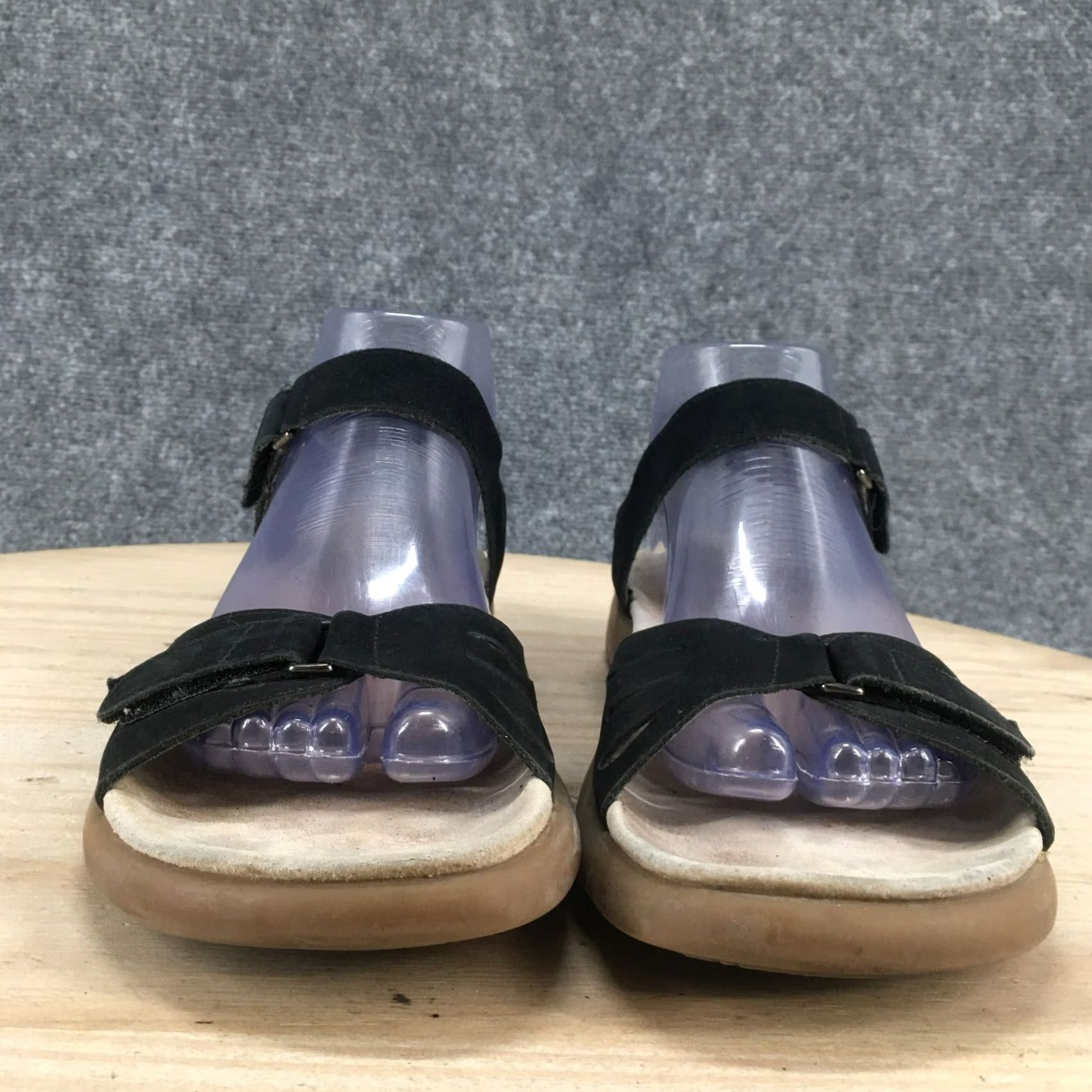 Rockport Rockport Sandals Womens 8 M Ankle Straps Black Open Toe Comfort Wedge Casual Size US 8 / IT 38 - 5 Thumbnail