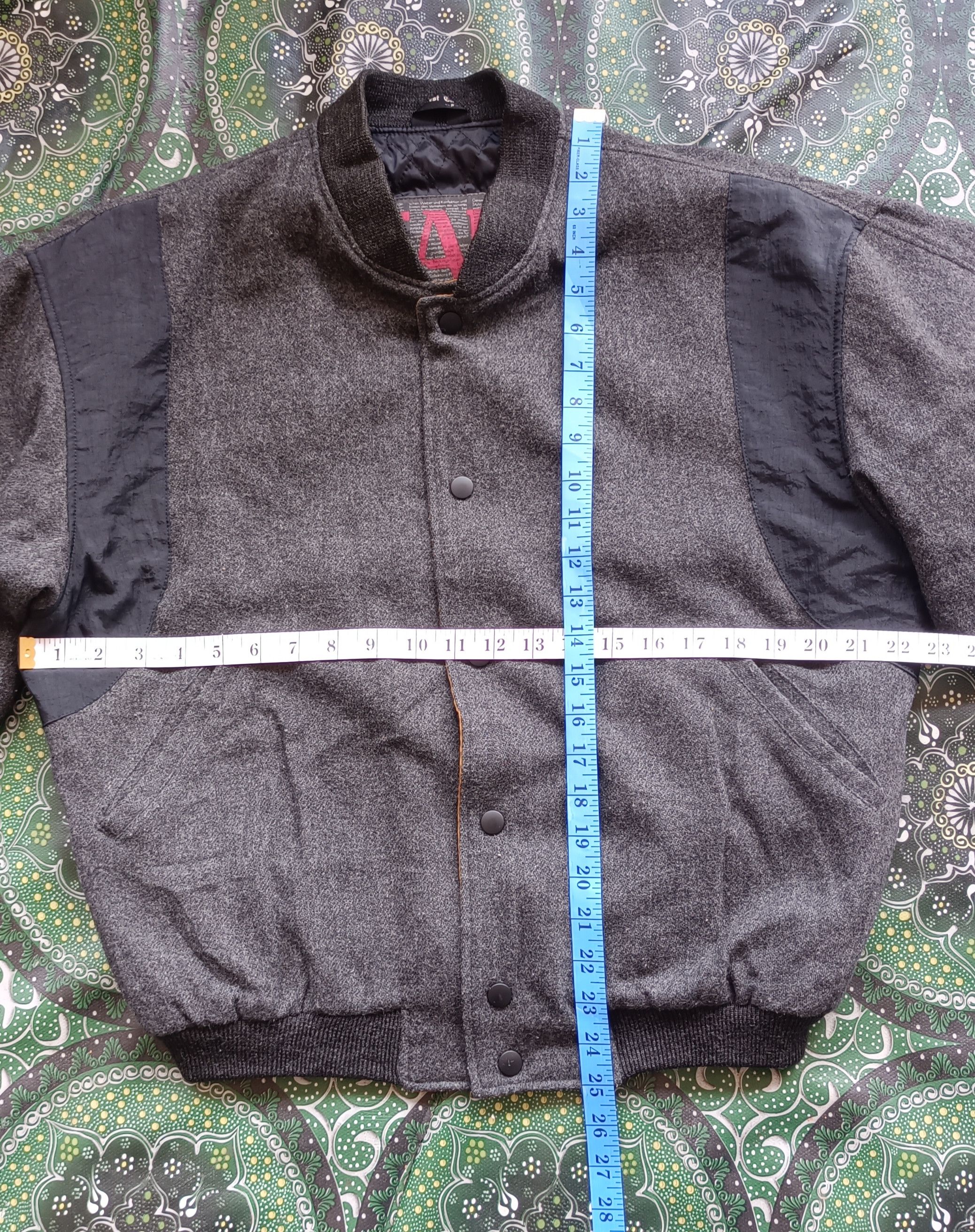 Japanese Brand Vintage🔥 West CAB Bomber Jacket Multi Colour Click Button Size US L / EU 52-54 / 3 - 12 Thumbnail
