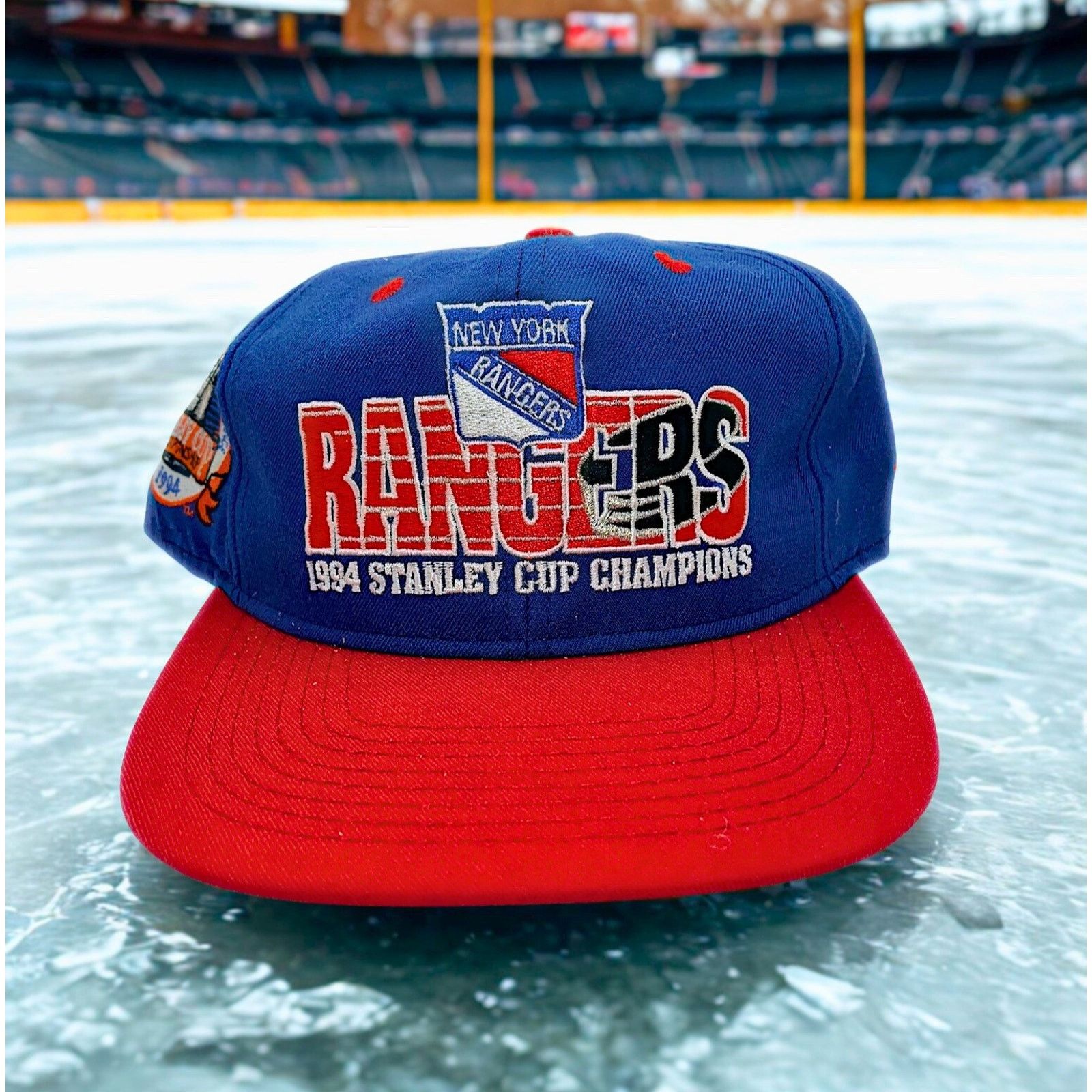 NHL New York Rangers 1994 Stanley Cup Champs #1 Apparel Snapback Size ONE SIZE - 16 Thumbnail