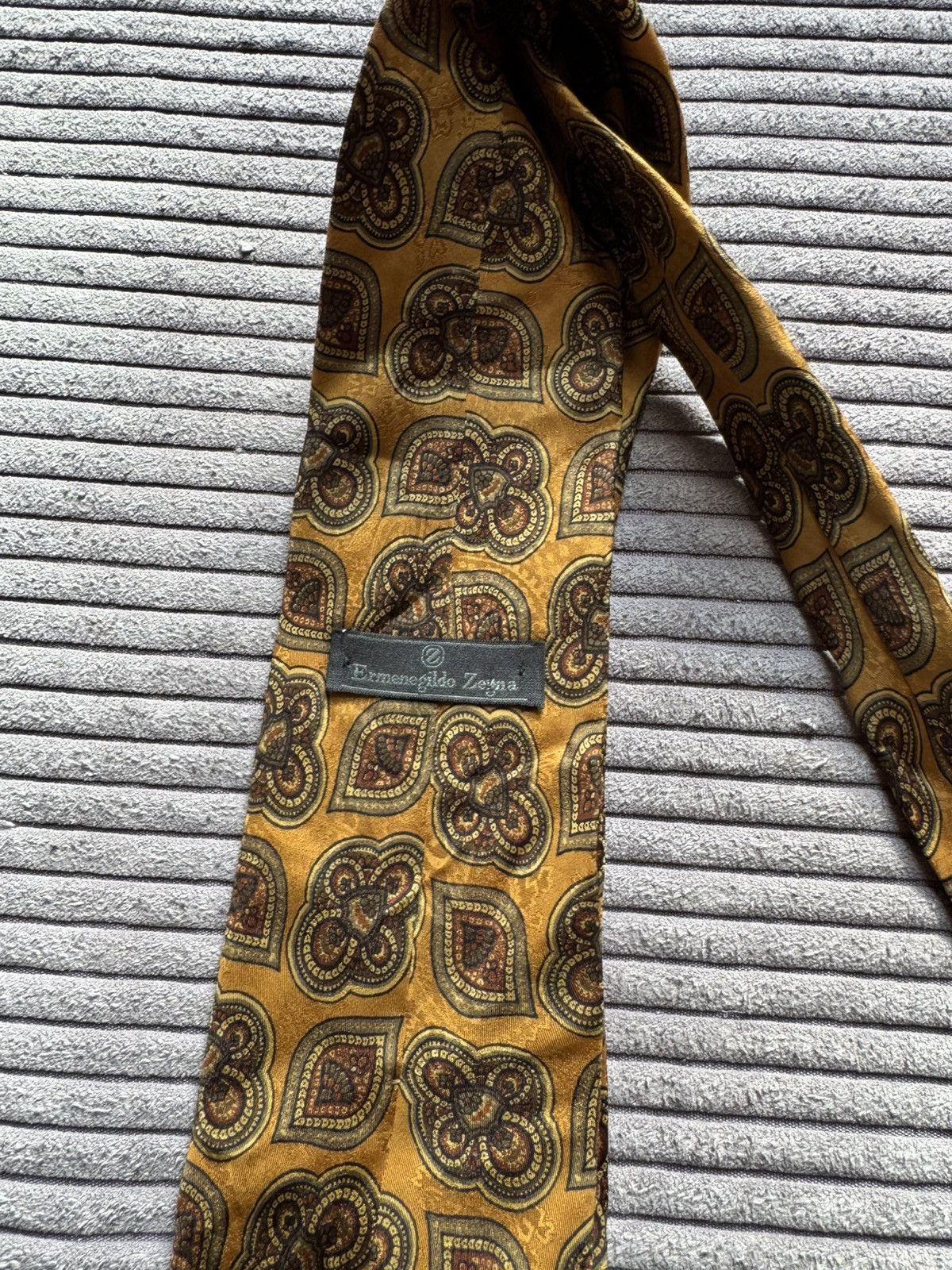 Ermenegildo Zegna Ermenegildo Zegna Cravatte Silk Tie Casual Designer luxury Size ONE SIZE - 2 Thumbnail