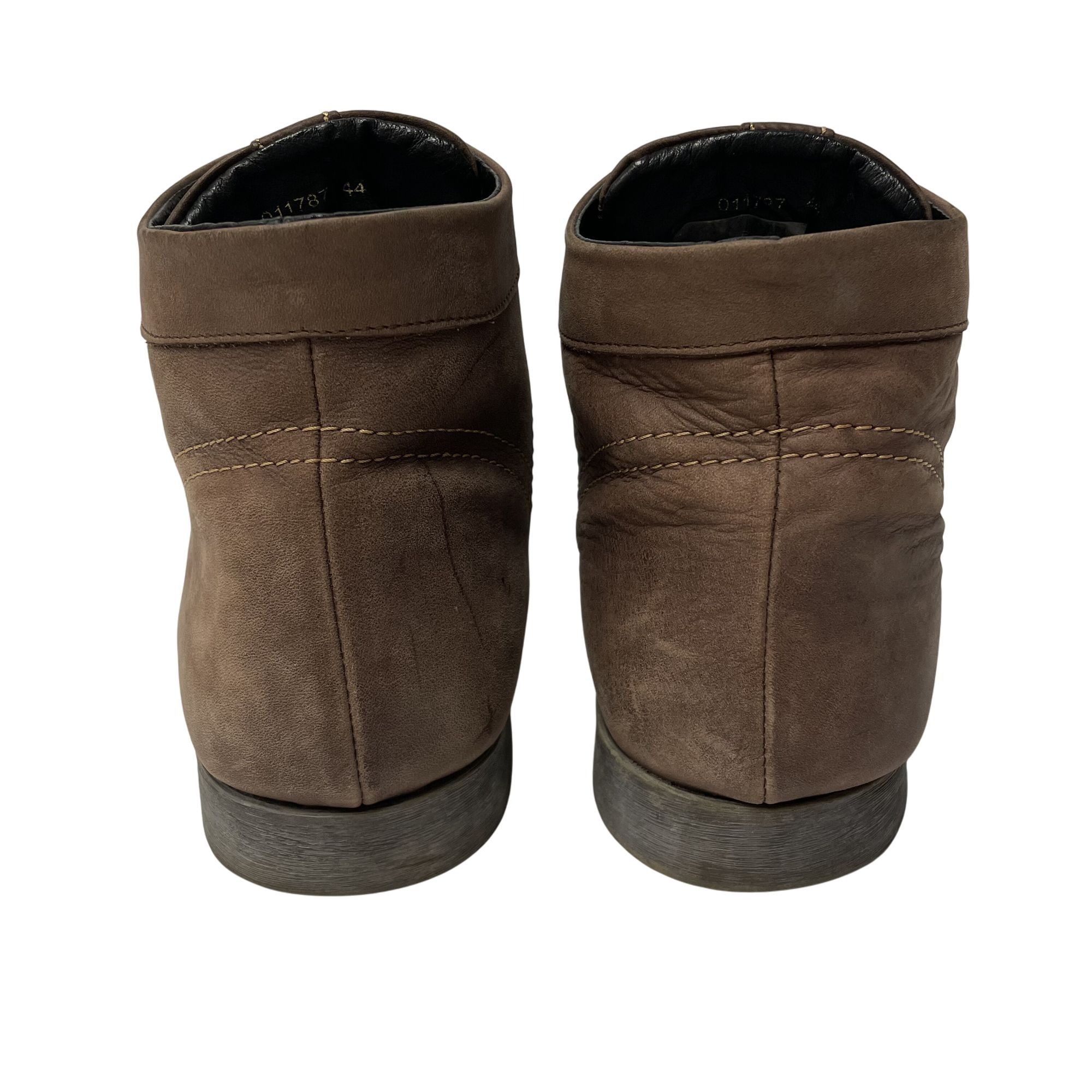 Levi's Vtg Levi's Brown Leather Cap Toe Casual Ankle Boots Size US 11 / EU 44 - 3 Thumbnail