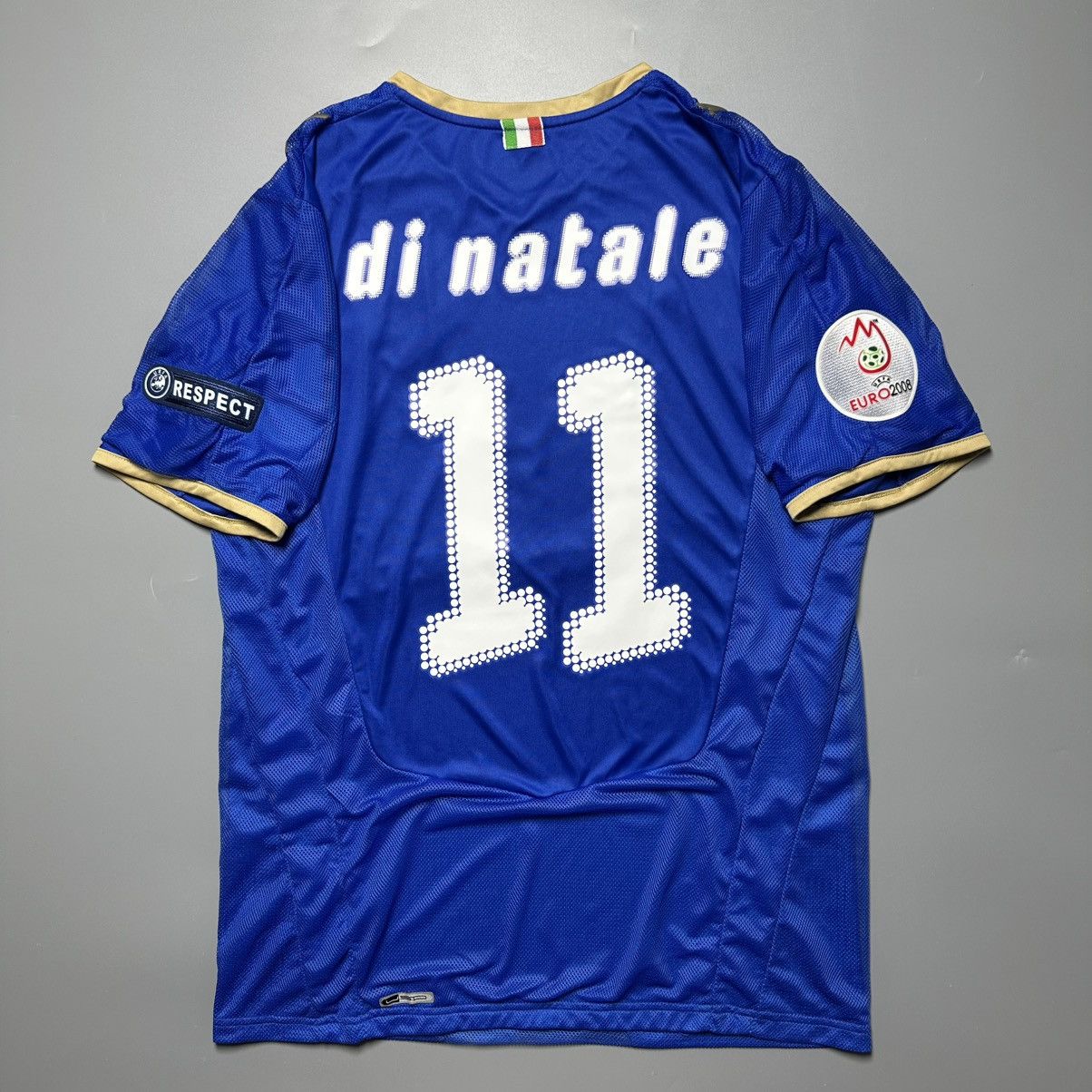 Puma ITALY PUMA 2008 EURO FOOTBALL HOME JERSEY #11 DI NATALE Size US M / EU 48-50 / 2 - 1 Thumbnail