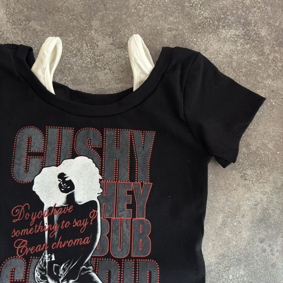 Hysteric Glamour × Japanese Brand × Vintage Amazing Super Sexy Y2K Vintage Glamour T-Shirt Size M / US 6-8 / IT 42-44 - 4 Thumbnail