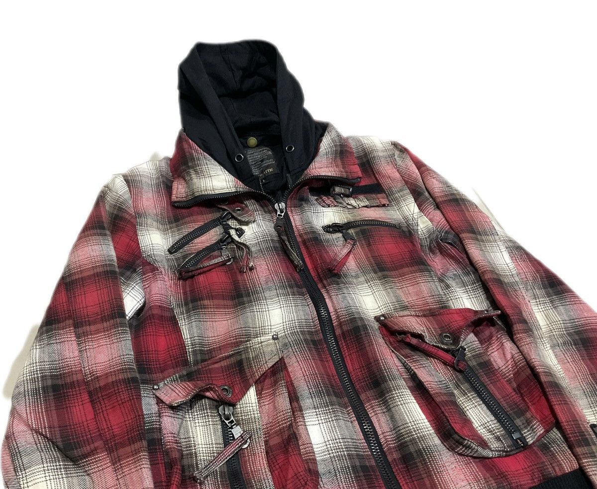 Hysteric Glamour 🔥Sick Y2K In The Attic Double Layer Jacket Hood Zipper Punk Size US L / EU 52-54 / 3 - 3 Thumbnail