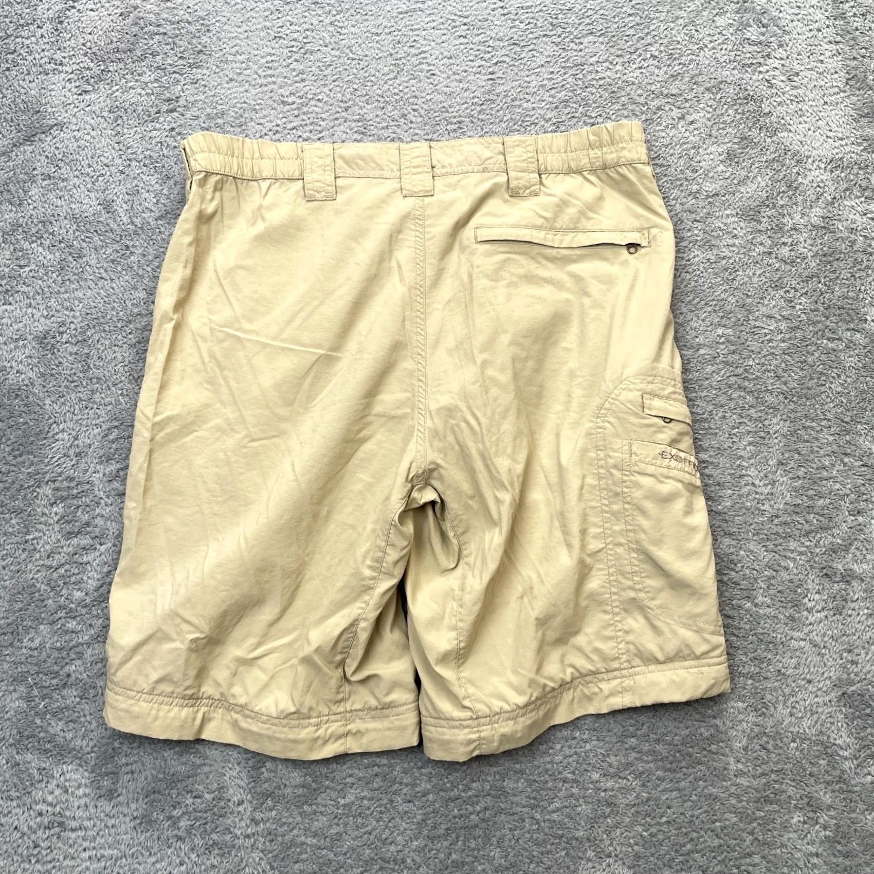 ExOfficio Exofficio Shorts Mens 30 Beige Cargo Nylon UPF Hiking Outdoor Pockets Casual Travel Workwear 9in Inseam Size US 32 / EU 48 - 3 Thumbnail