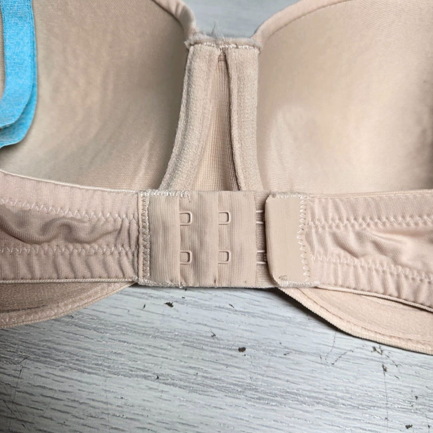 Fruit Of The Loom VINTAGE Fruit of the Loom Women's Push Up Bra Size 36B Opaque Lace Bow Padded Adjustable Beige Size ONE SIZE - 3 Thumbnail