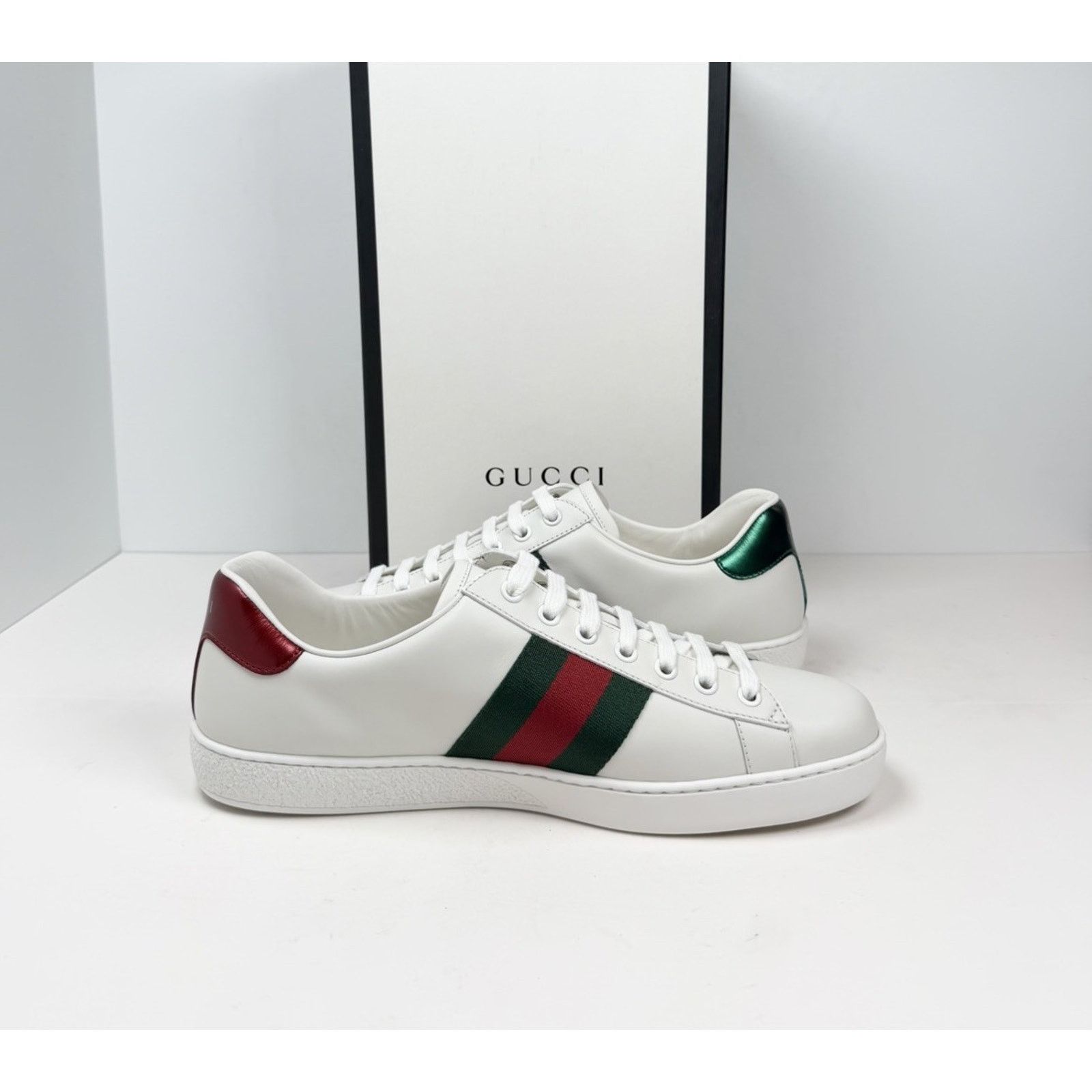 Gucci Size 7G/7.5US - Gucci Ace Leather Sneakers NEW Size US 7.5 / EU 40-41 - 6 Thumbnail