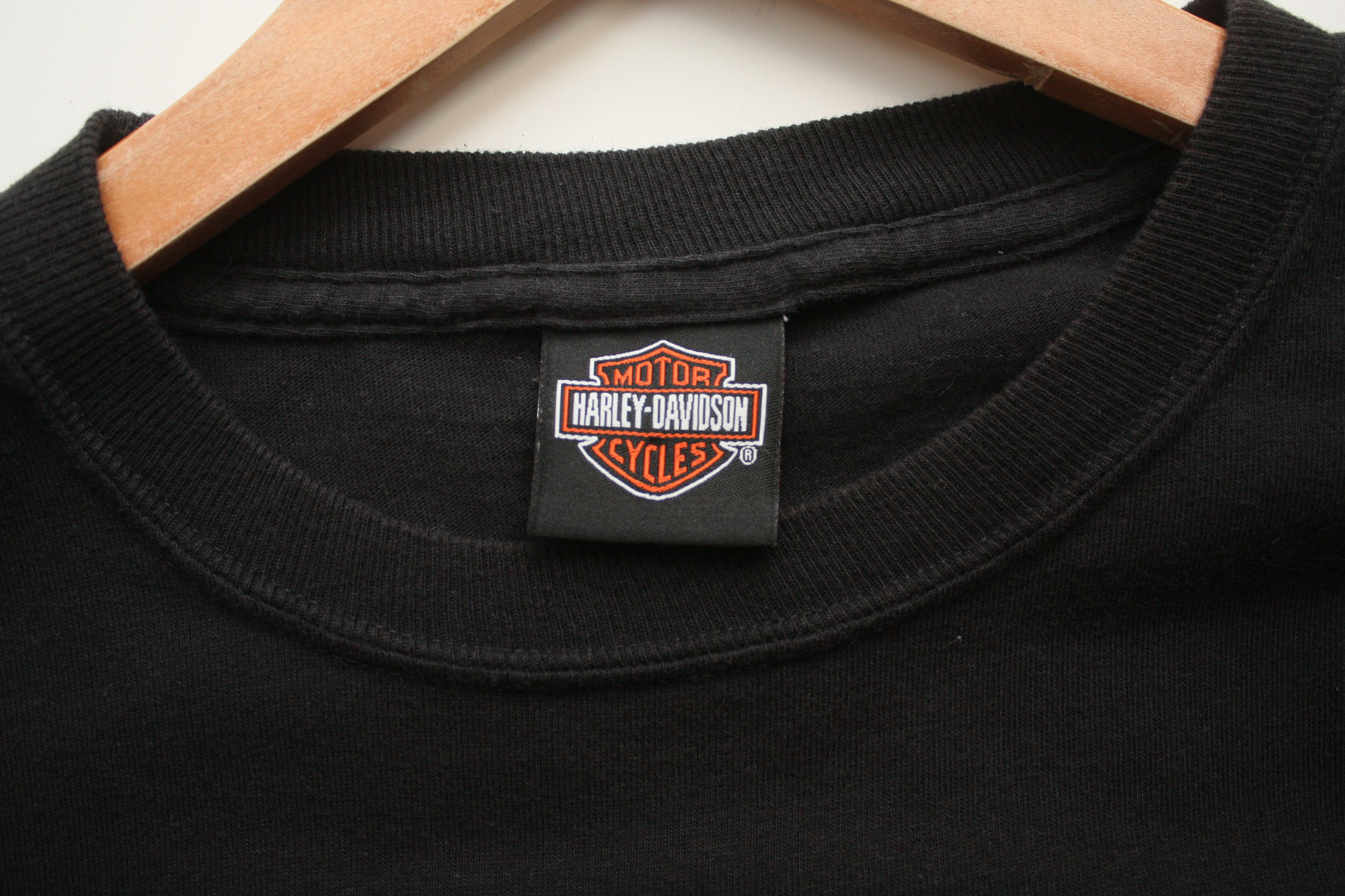 Harley Davidson Harley Davidson Robin Hood Nottingham England Black T-Shirt Size US XL / EU 56 / 4 - 4 Thumbnail
