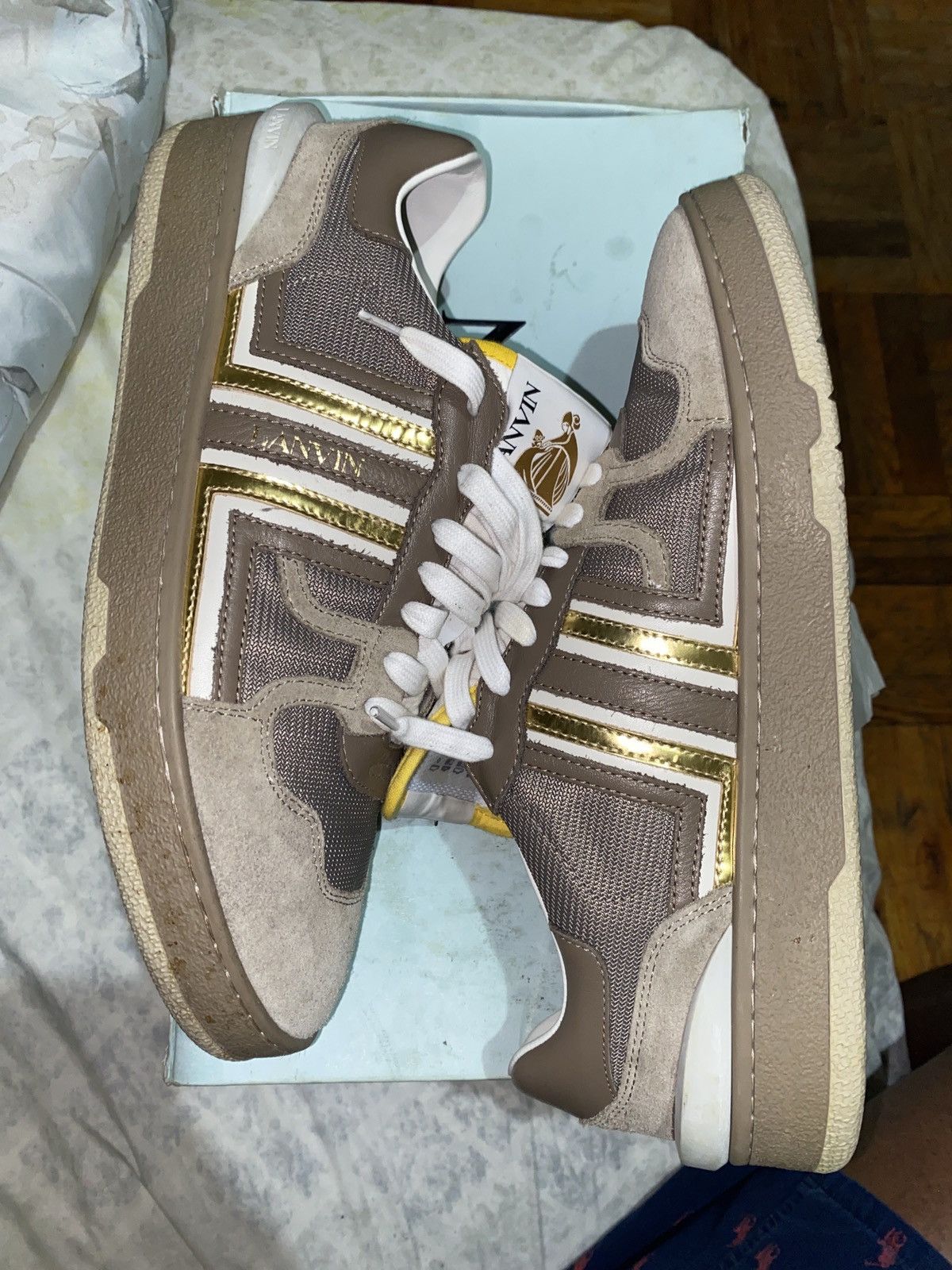 Lanvin Lanvin Clay Low Top Sneakers Size US 10 / EU 43 - 4 Thumbnail