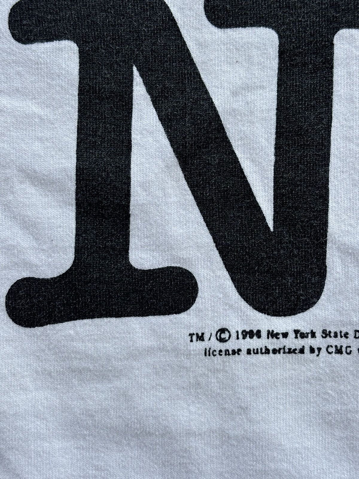 I Love NY × Vintage Vintage 1990s I Love <3 New York NY Graphic Logo Tee Shirt Size US L / EU 52-54 / 3 - 4 Thumbnail