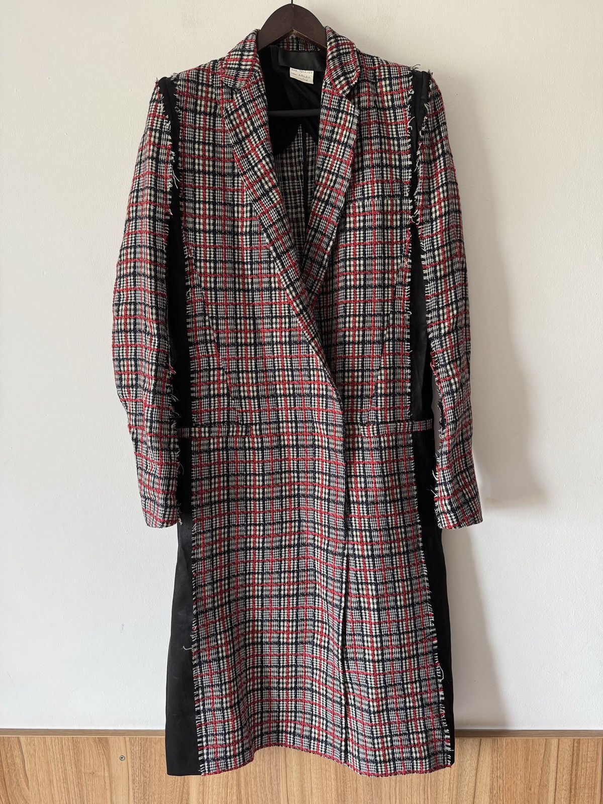 Haider Ackermann 🔥🔥 Haider Ackermann Red Tweed Coat Size XS / US 0-2 / IT 36-38 - 1 Thumbnail