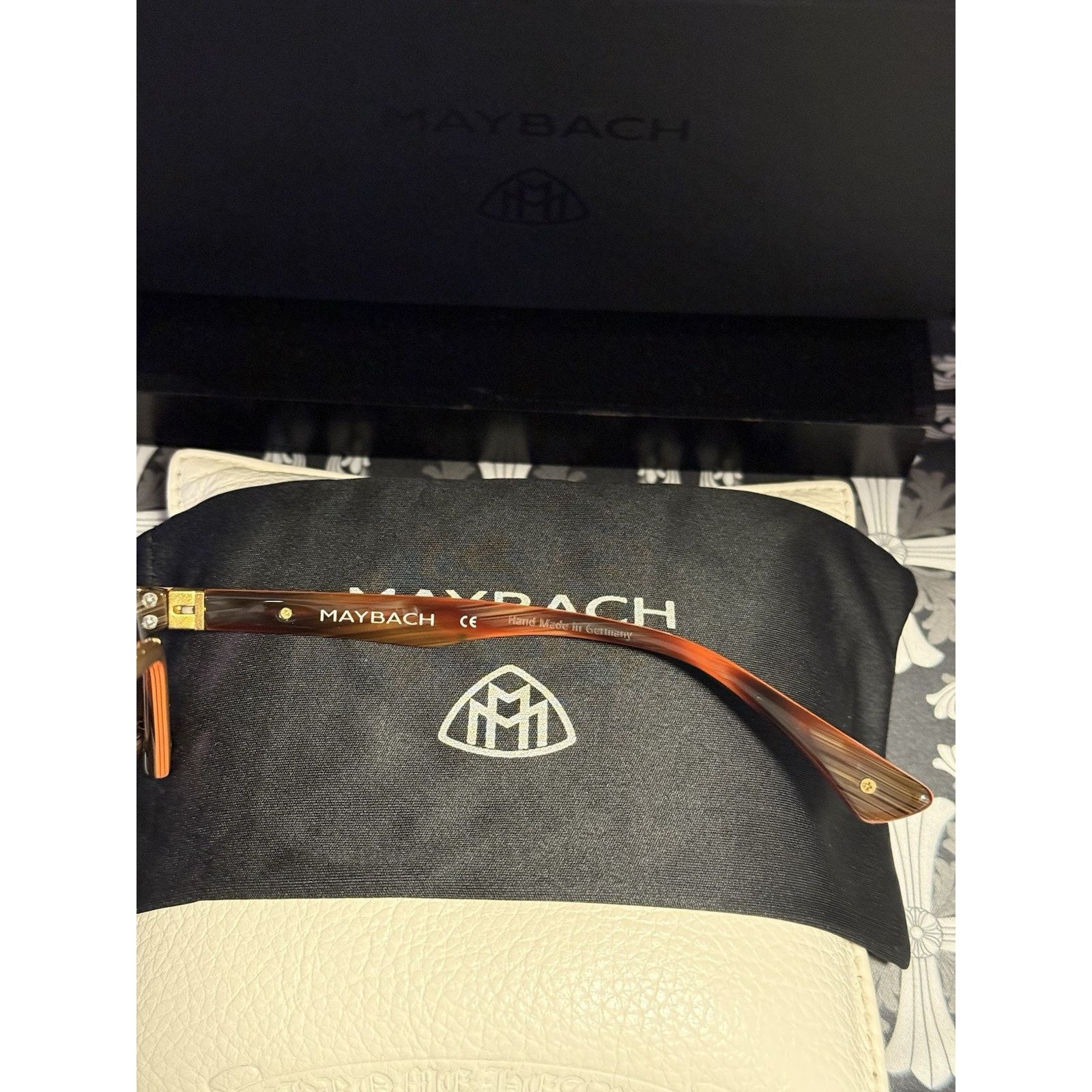 MAYBACH Eyewear Rare Maybach “The Beauty I” Wood Glasses Size ONE SIZE - 6 Thumbnail