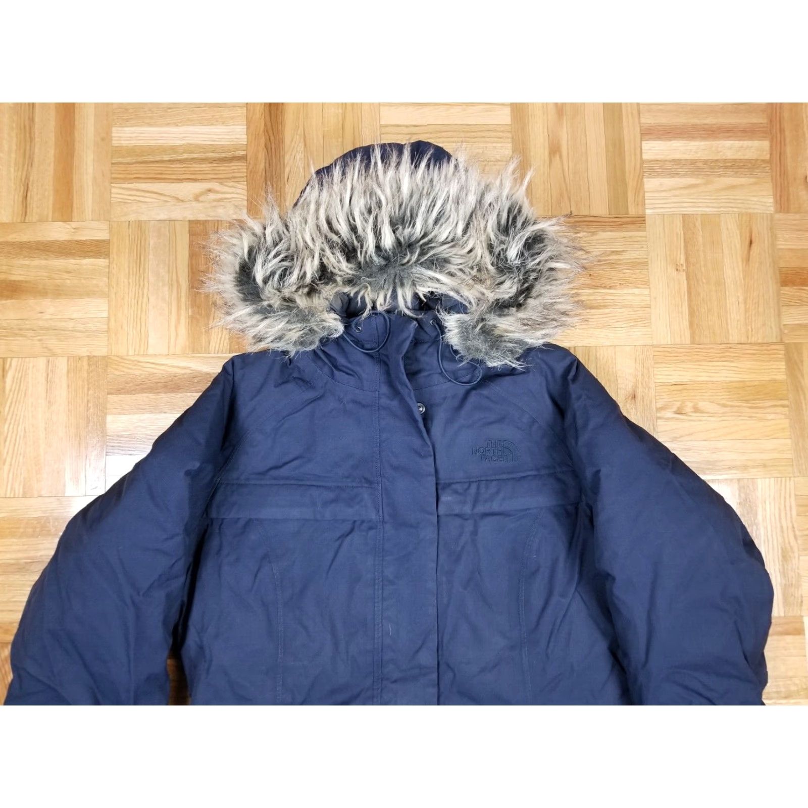 The North Face VINTAGE The North Face HYVENT Goose Down Long Parka Jacket Womens Medium Jacket Black Long Parka Women’s Medium Hooded? Size M / US 6-8 / IT 42-44 - 2 Thumbnail