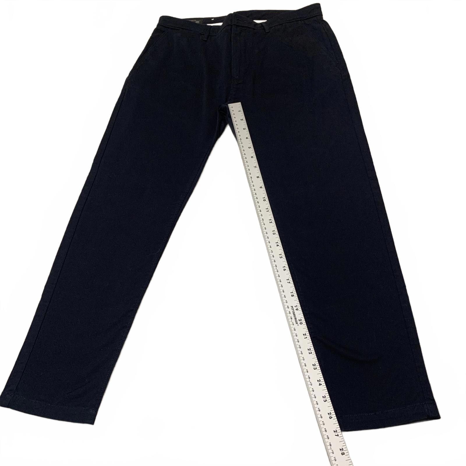 Zara Zara Man Men's Size 32 Navy Blue Casual Chino Pants Size US 32 / EU 48 - 6 Thumbnail