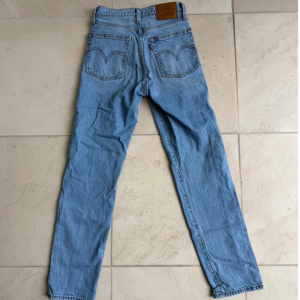 Levi's Levi’s Premium Wedgie Straight Jeans W23 L28 Size 23" - 9 Thumbnail