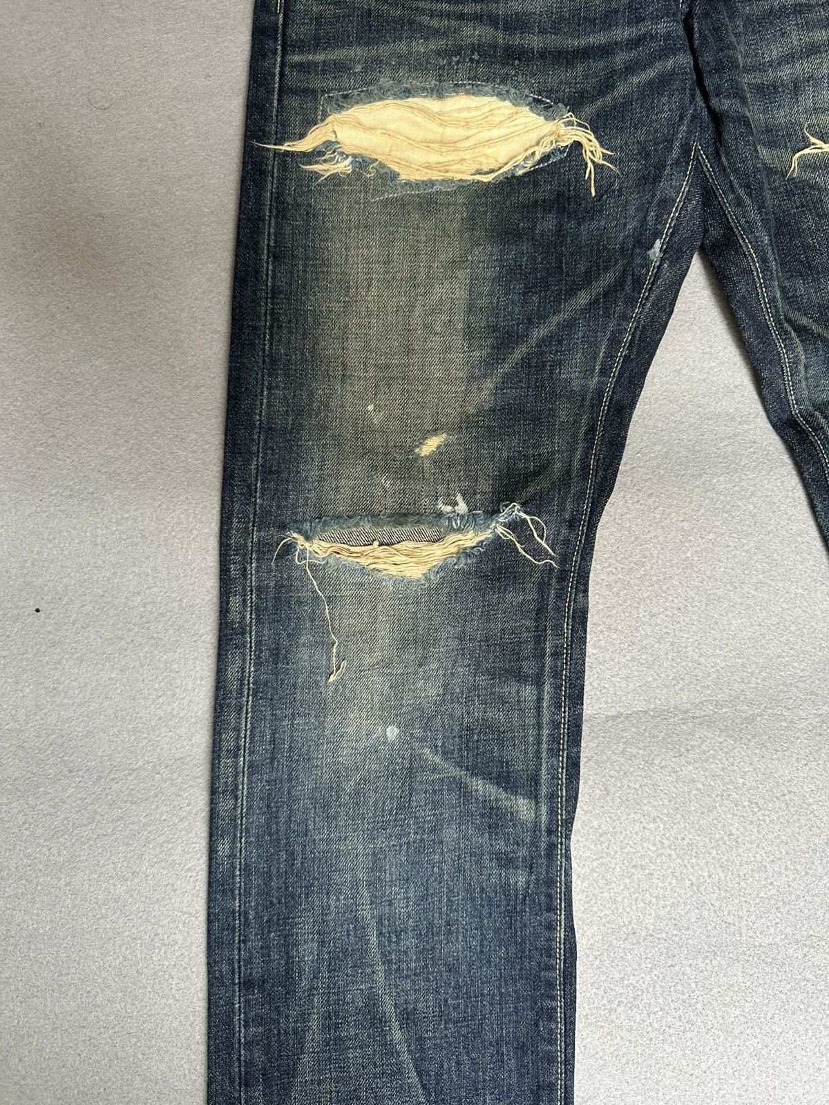 Japanese Brand Glamb Tokyo Japan Distressed Denim Size US 31 - 8 Thumbnail