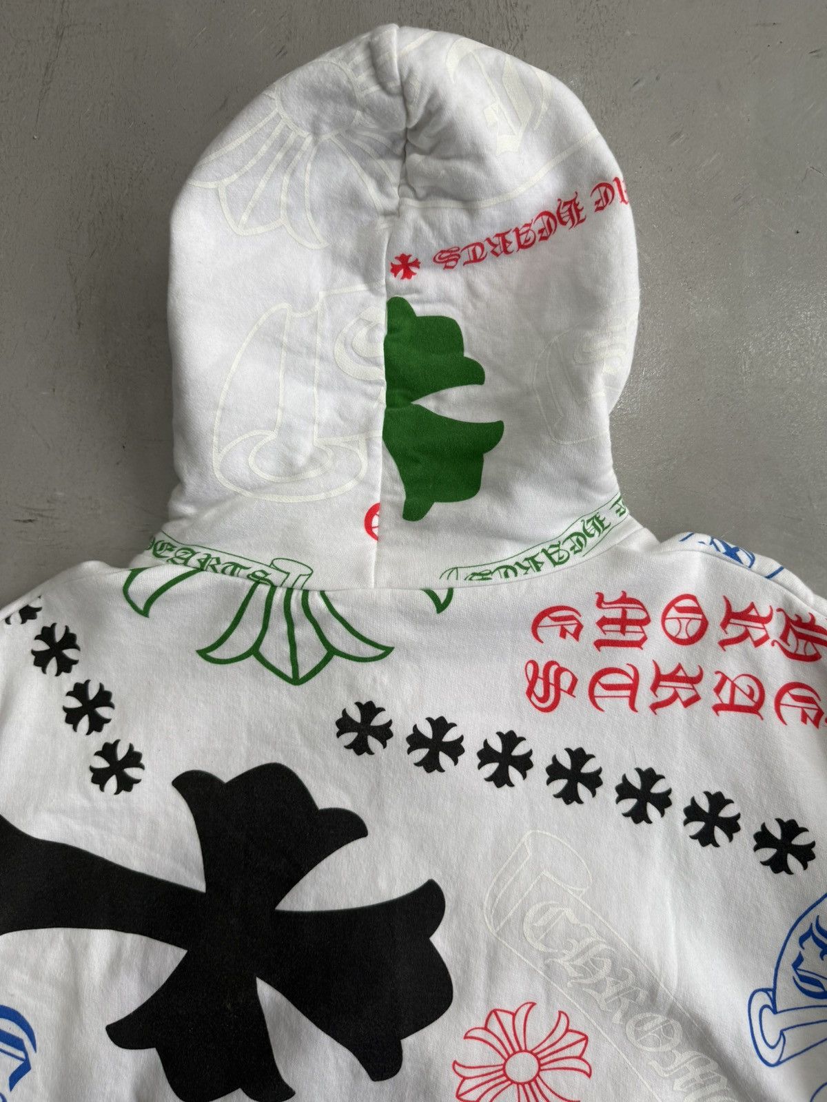 Chrome Hearts Rare - Stencil All Over Print Hoodie Size US M / EU 48-50 / 2 - 8 Thumbnail