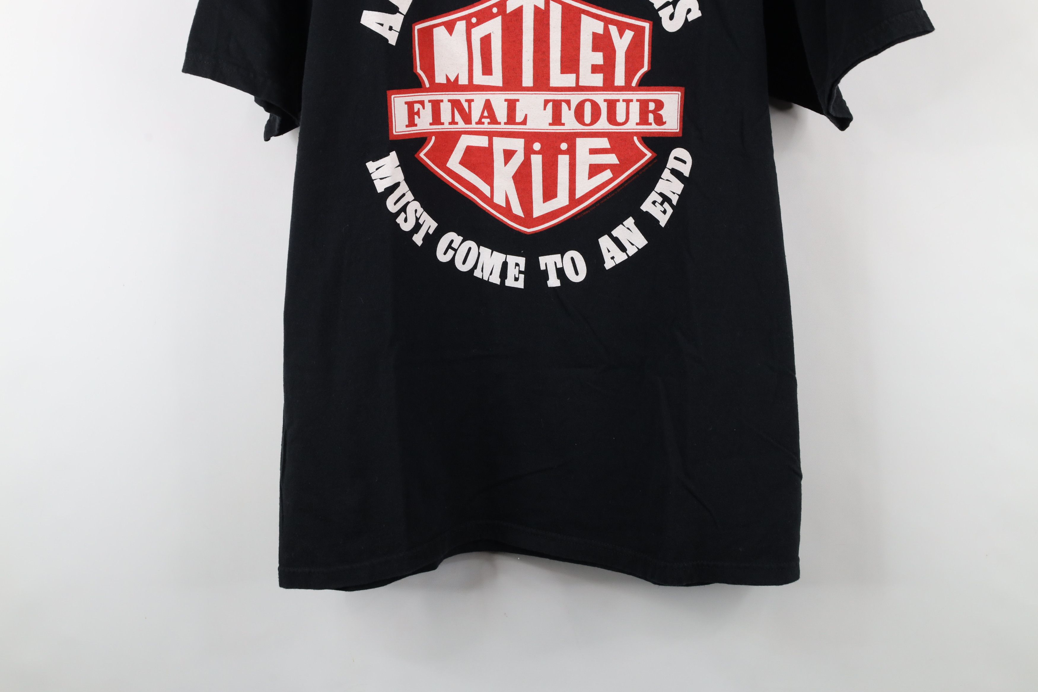 Vintage Vintage Y2K Bad Things Final Tour Motley Crue Band T-Shirt Size US L / EU 52-54 / 3 - 3 Thumbnail