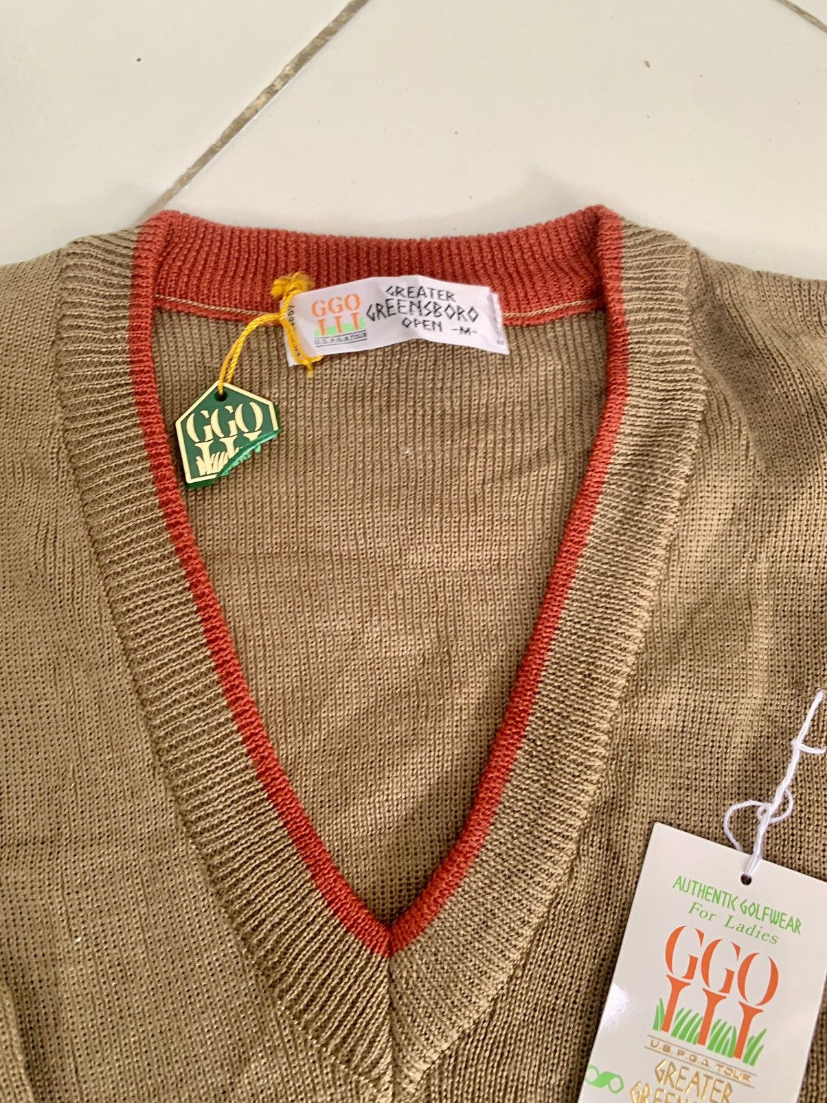 Vintage N.O.S Golf Sport Knitwear by GGO Size M / US 6-8 / IT 42-44 - 3 Thumbnail
