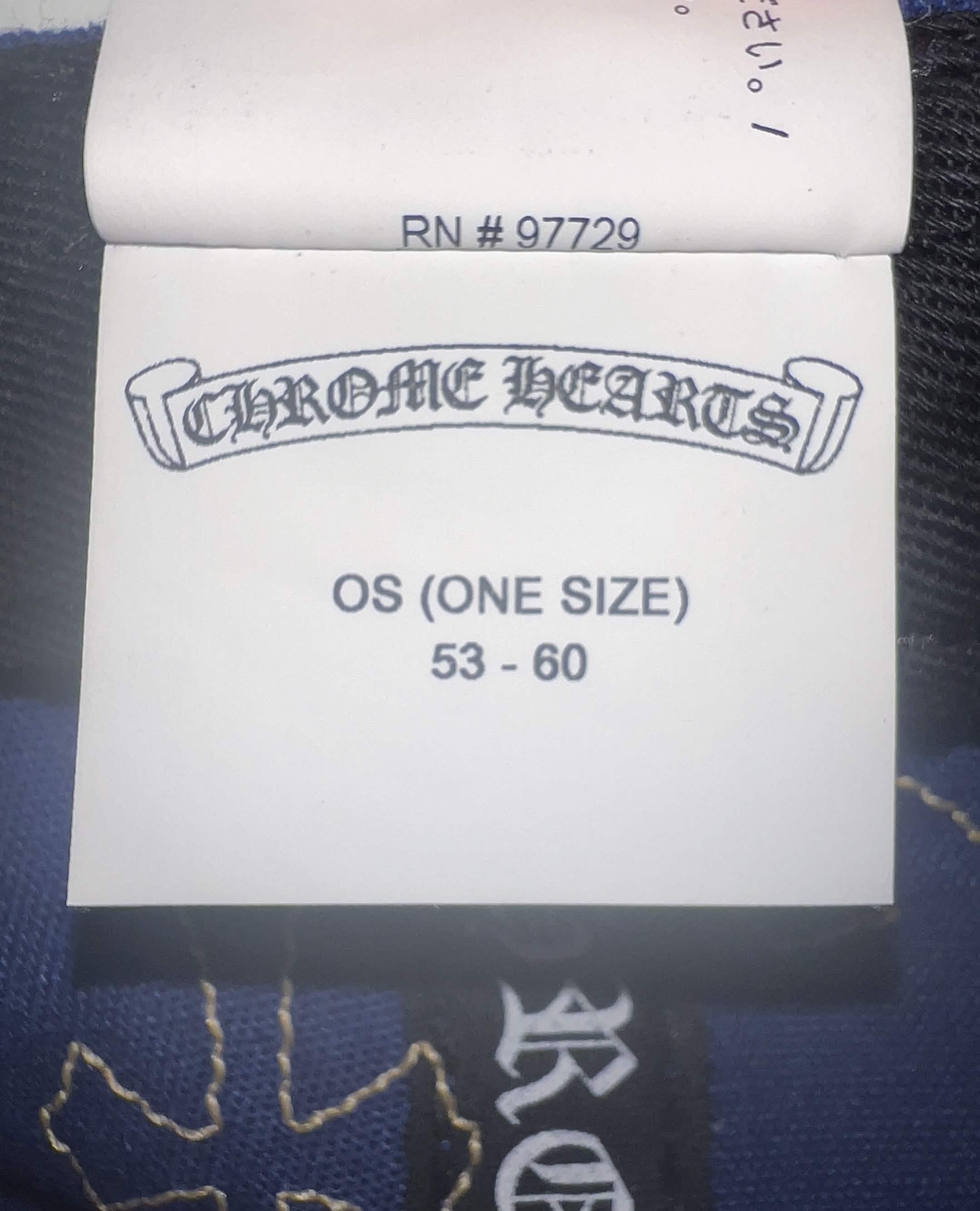 Chrome Hearts Chrome Hearts Cross Patch Hat (Blue/Yellow) Size ONE SIZE - 5 Thumbnail