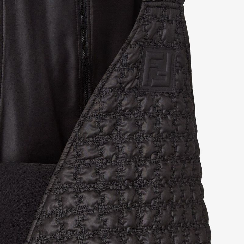 Fendi o1B3y1r0326 Mini Dress in Black Size XS / US 0-2 / IT 36-38 - 3 Thumbnail