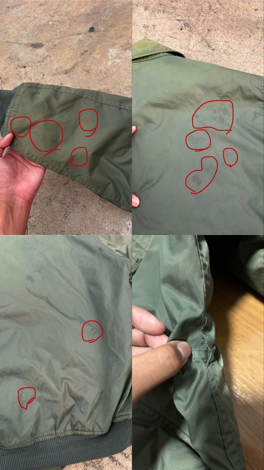 Vintage Vintage Faded Ma-1 Flight Bomber Jacket (Kanye Style) Size US XL / EU 56 / 4 - 22 Thumbnail