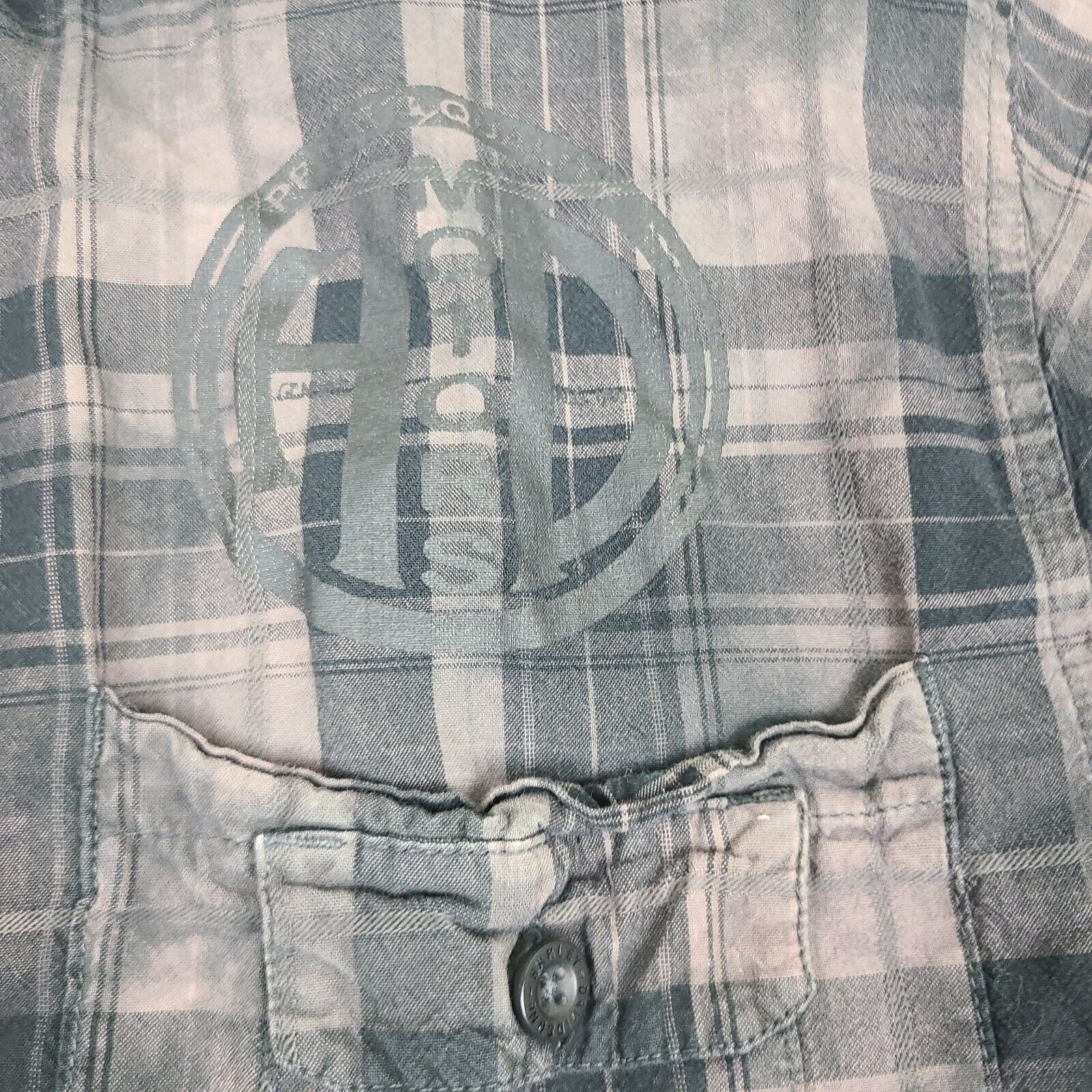 Harley Davidson Harley Davidson Mens XL Long Sleeve Button Up HD Motor Since Size US XL / EU 56 / 4 - 2 Thumbnail