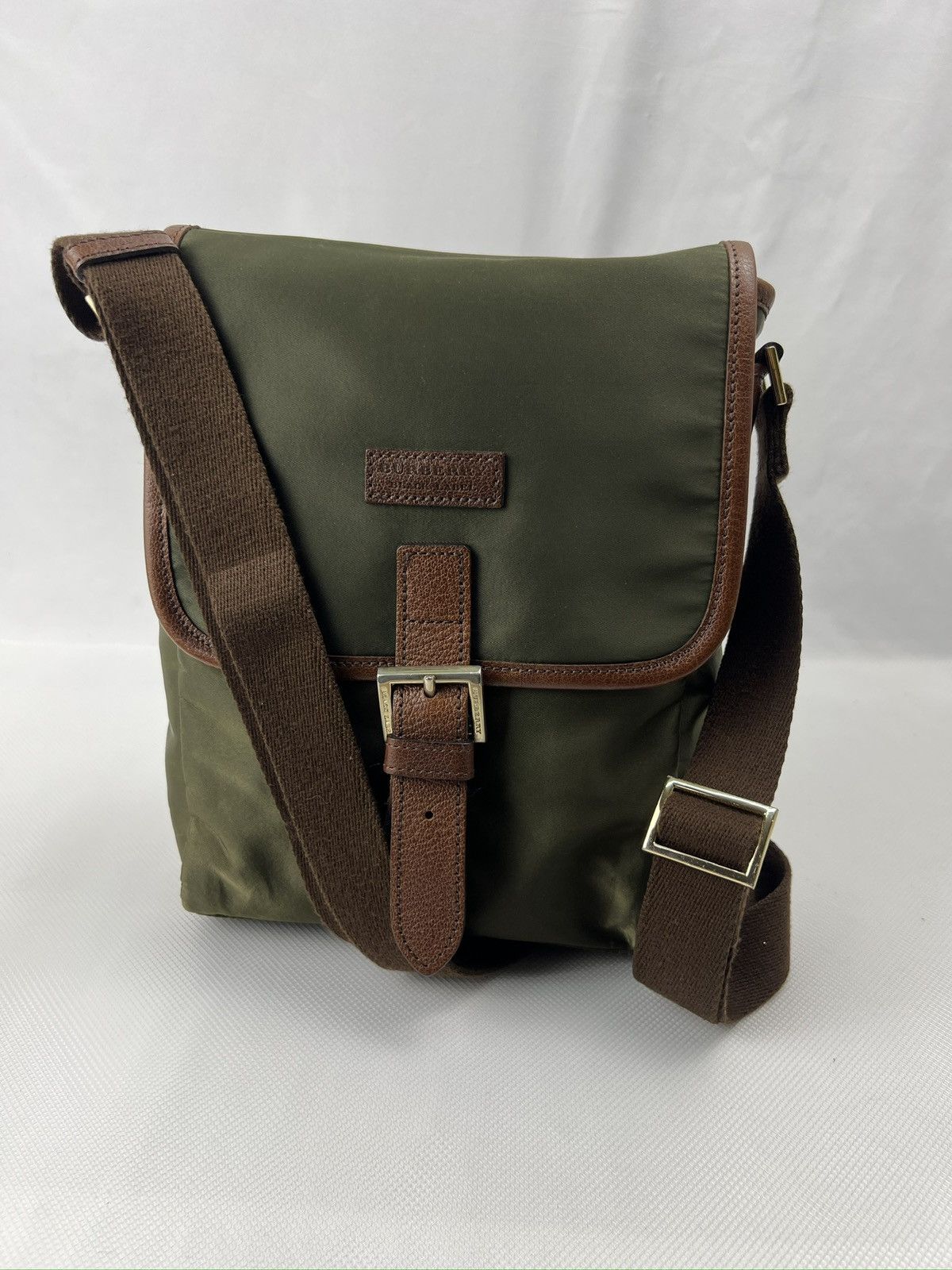Burberry Black Label Crossbody Bag in Green, Men's
